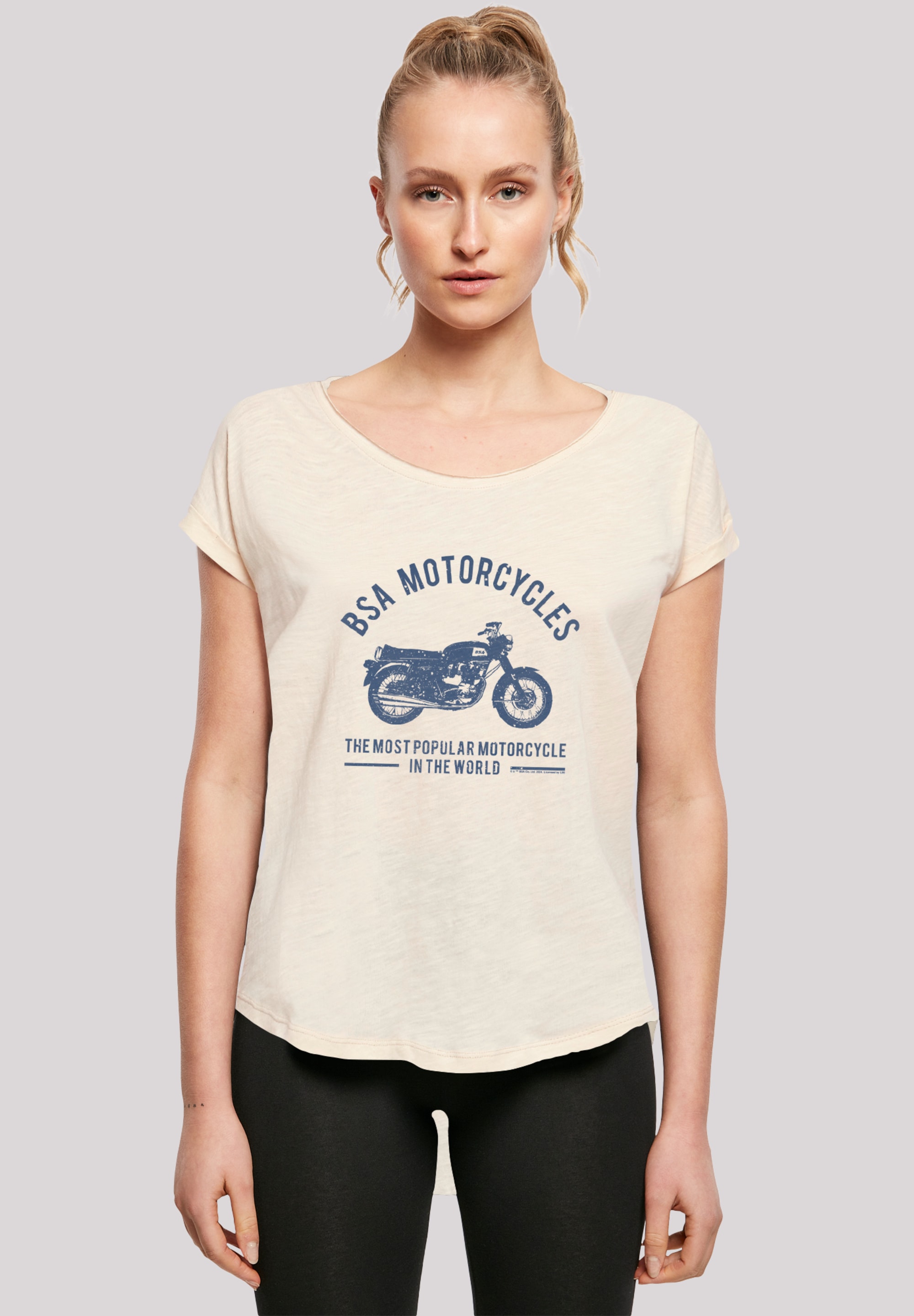 F4NT4STIC T-Shirt "BSA Motorcycles Most Popular In The World", Premium Qual günstig online kaufen