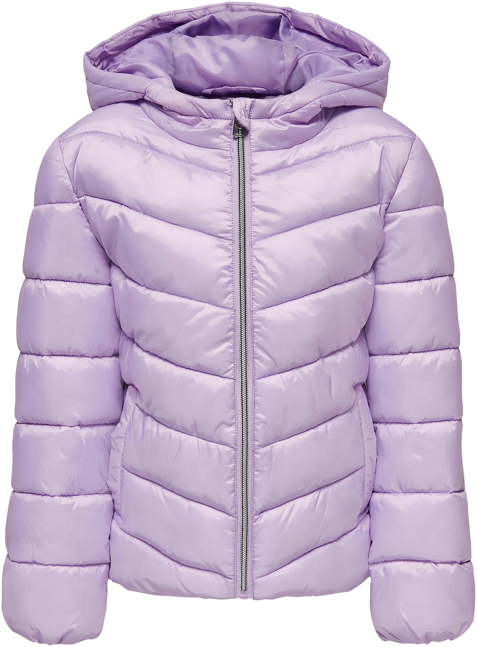 KIDS ONLY Steppjacke »KOGNEWTALIA mit QUILTD OTW«, Kapuze CP AOP online JACKET NEA bestellen BAUR 