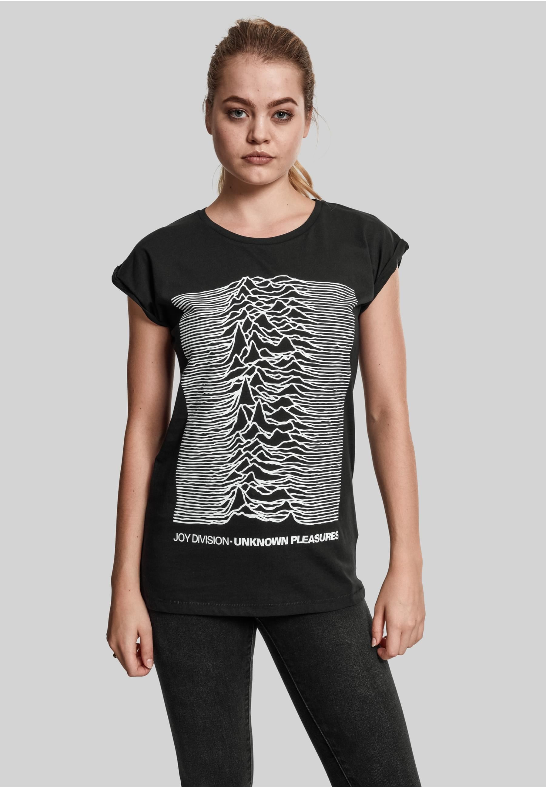 Merchcode T-Shirt »Merchcode Damen Ladies Joy Divison UP Tee«, (1 tlg.)