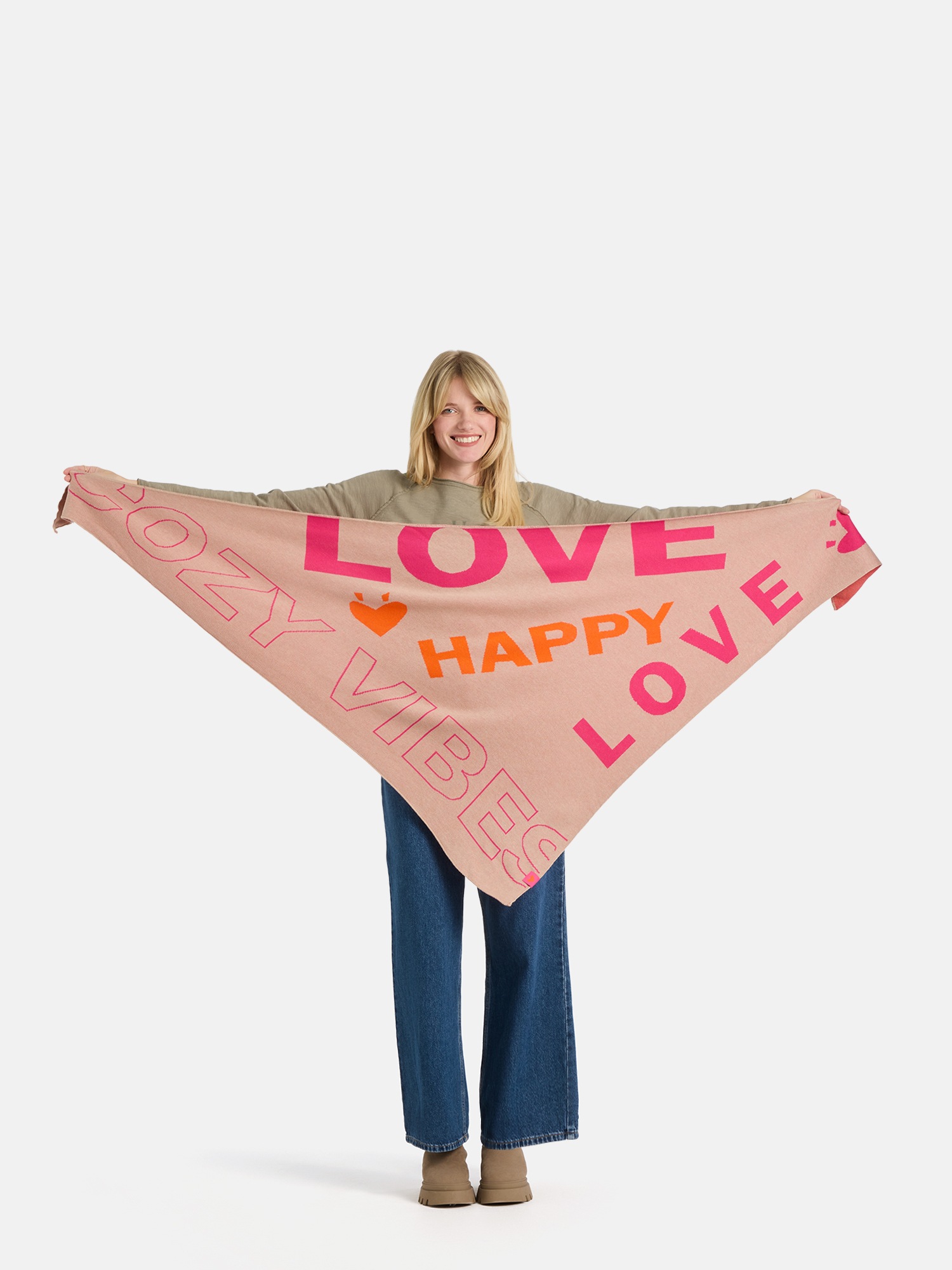 Lieblingsstück Modetuch "Damen-Dreiecksschal" mit Baumwoll-Anteil günstig online kaufen