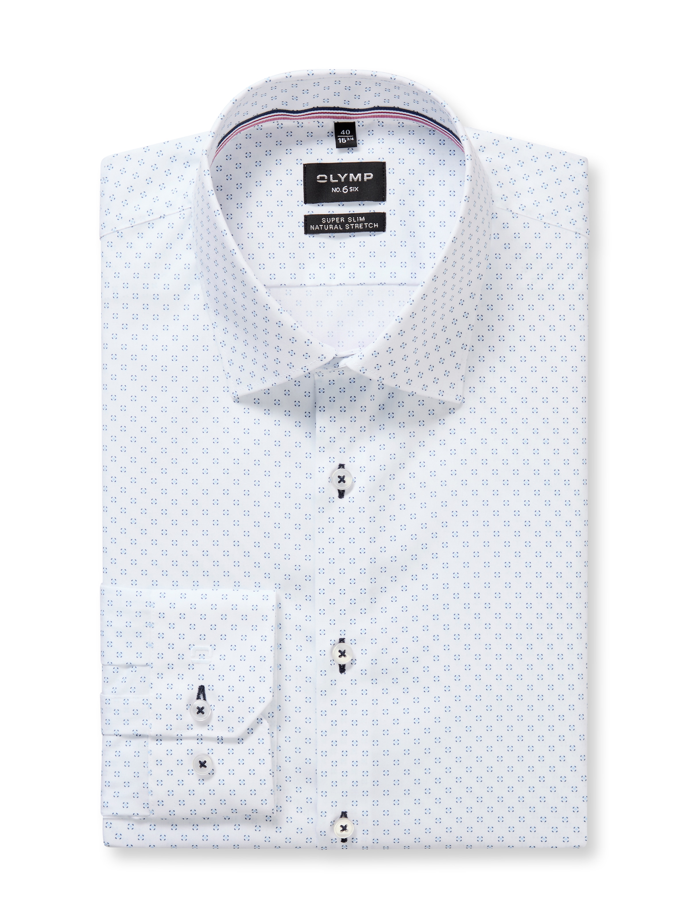 OLYMP Langarmhemd "No. Six" Businesshemd, super slim, Kentkragen günstig online kaufen