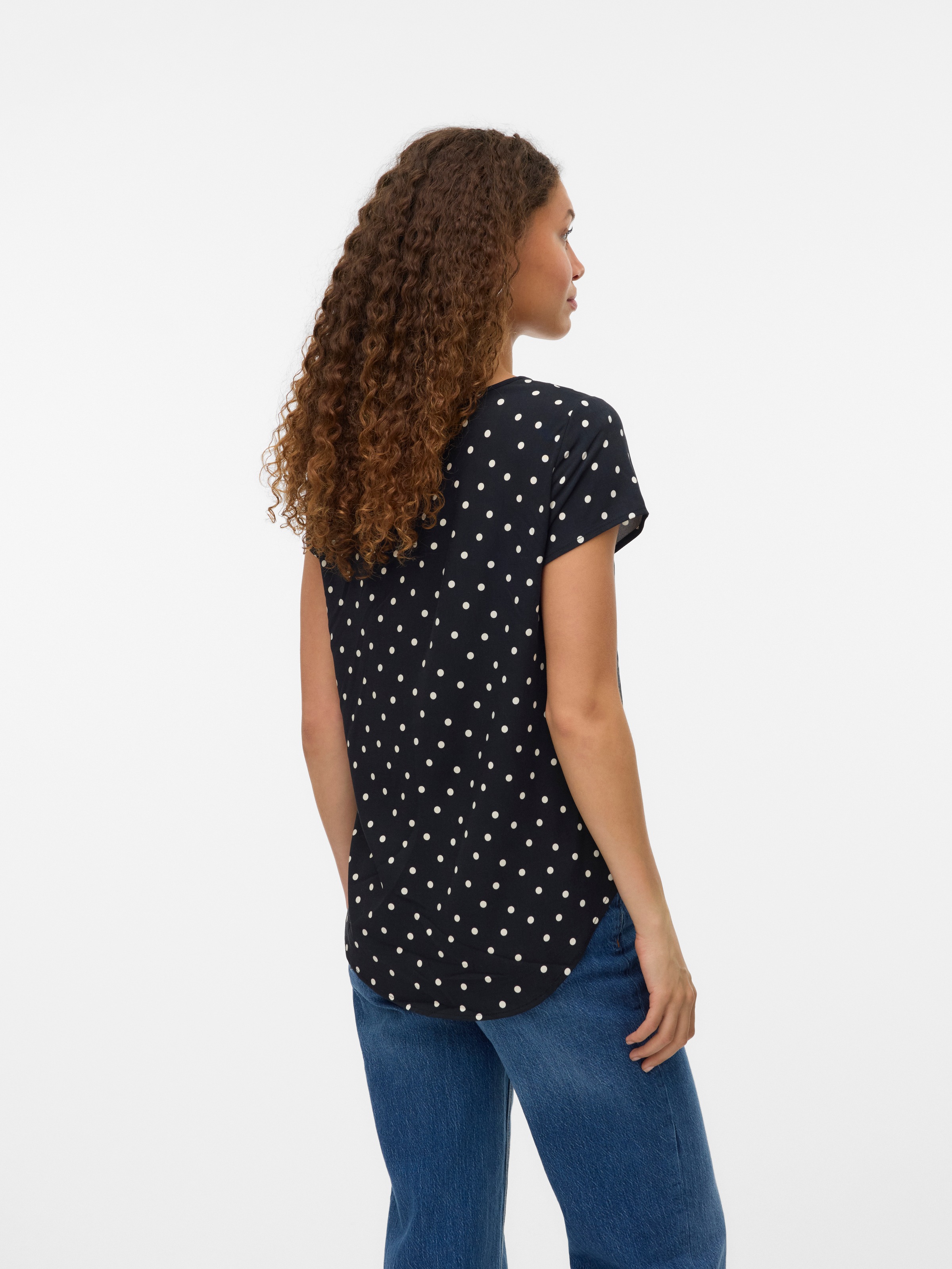 Vero Moda Shirtbluse "VMBELLA SS TOP AOP WVN GA" günstig online kaufen
