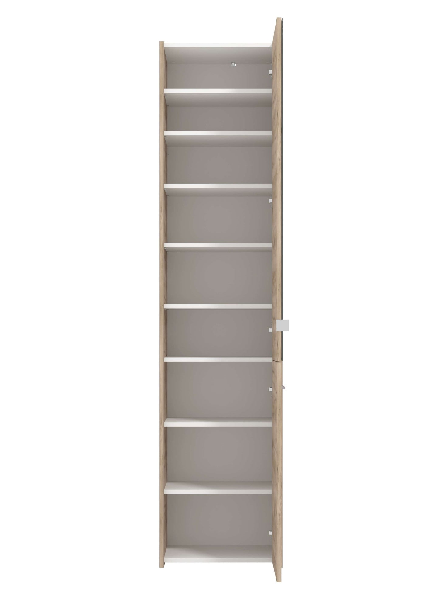 INOSIGN Schuhschrank »Menorca Schuhkommode, Lagerschrank, Schuhregal, Breite 47 cm«, mit zwei Türen, in modernen und eleganten Farben, mit einem Spiegel