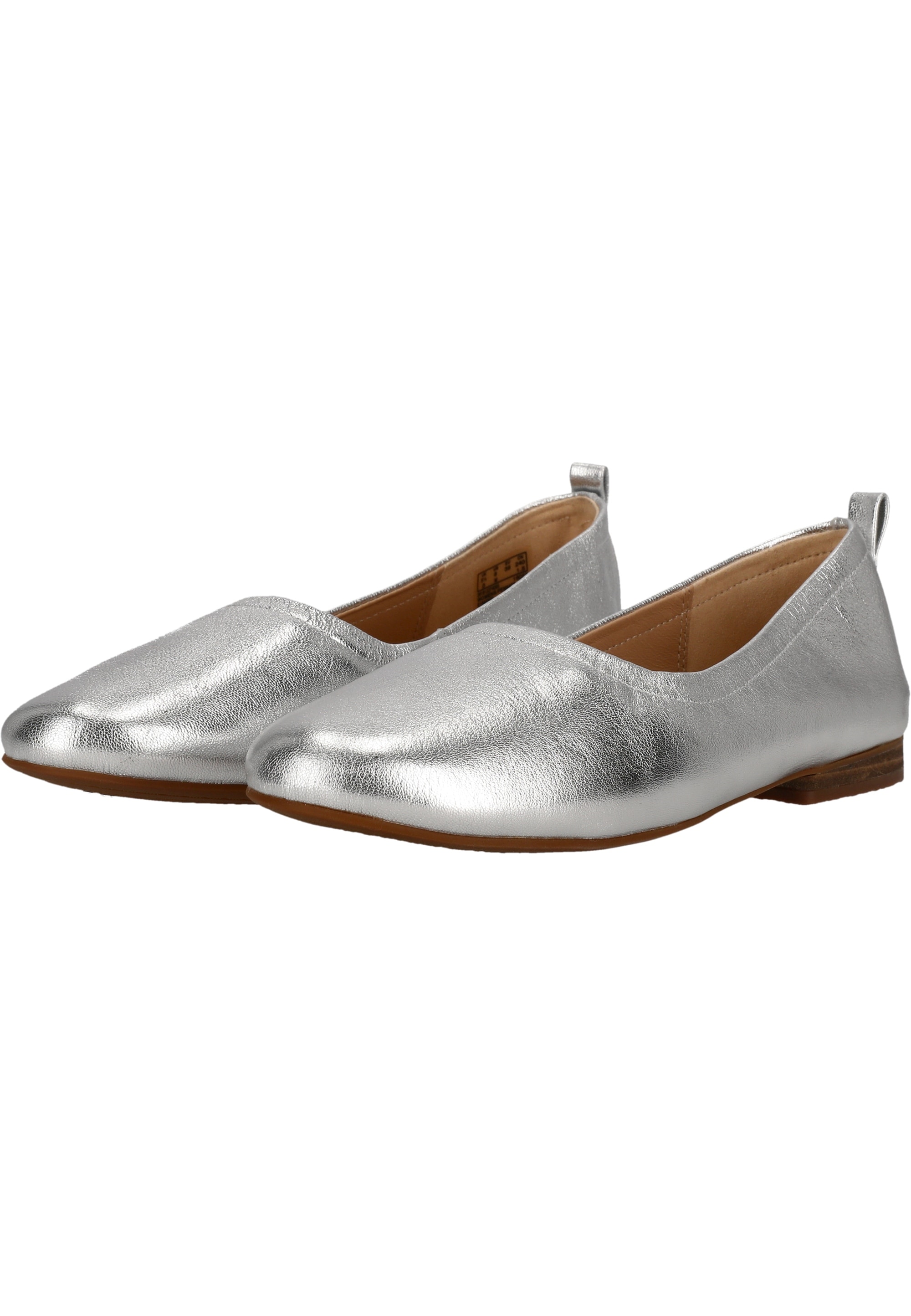Clarks Ballerina »Fawna Soft«, im coolen Metallic-Look