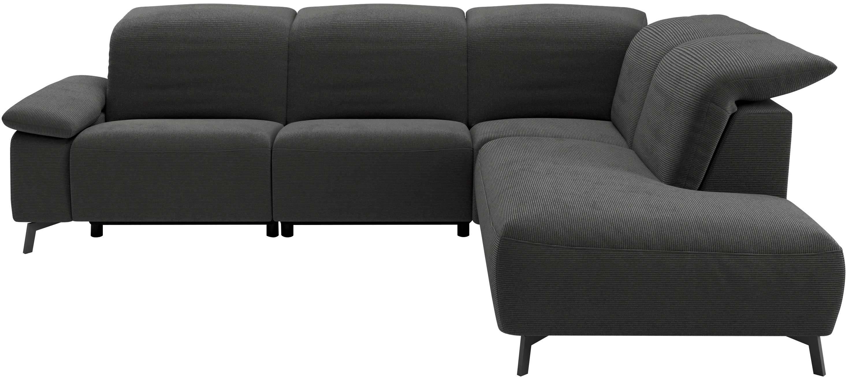 Musterring Ecksofa "MR 370, intelligenter Komfort im modernen Design" Optionale Relaxfunktion, flexible Kopfteile & klappbare Armlehnen
