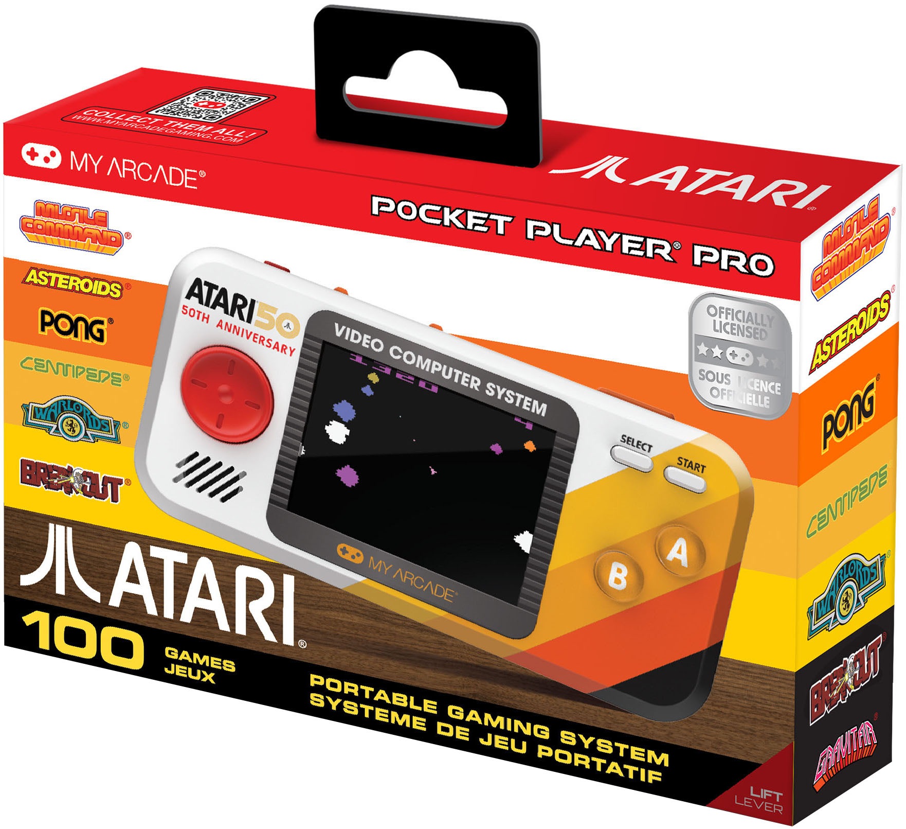 MYARCADE Retro Konsole »ATARI Pocket Player Pro«