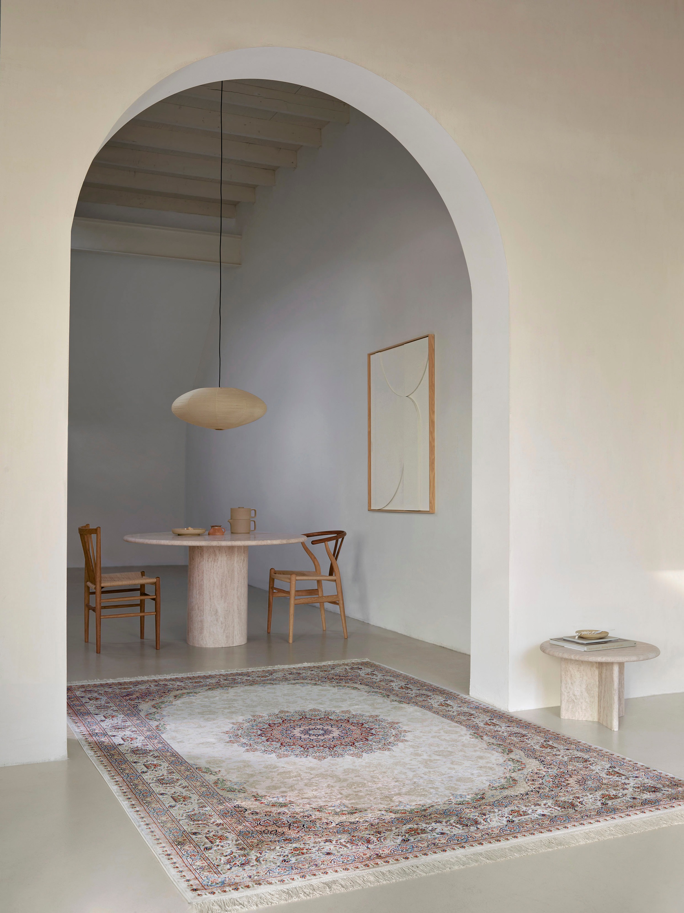 Wecon home Teppich »Täbriz«, rechteckig, 5 mm Höhe, Wohnzimmer, Orient Design