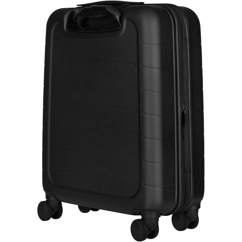 Wenger Business-Trolley »Syntry Carry-On, grau«, 4 Rollen, mit Volumenerweiterung, USB-Schleuse& Frontfach für Laptop und Tablet