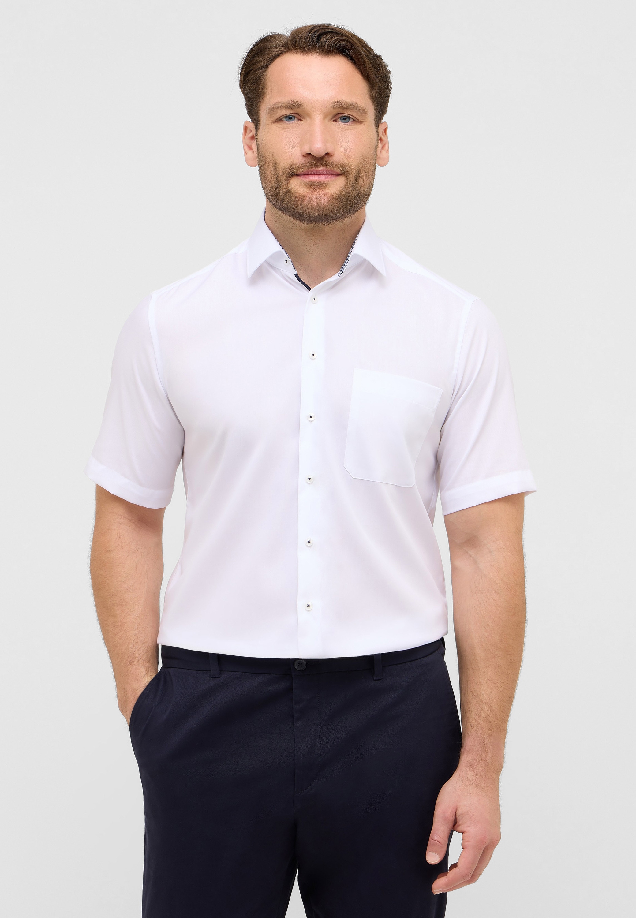 Eterna Kurzarmhemd "COMFORT FIT", NON IRON (bügelfrei) günstig online kaufen