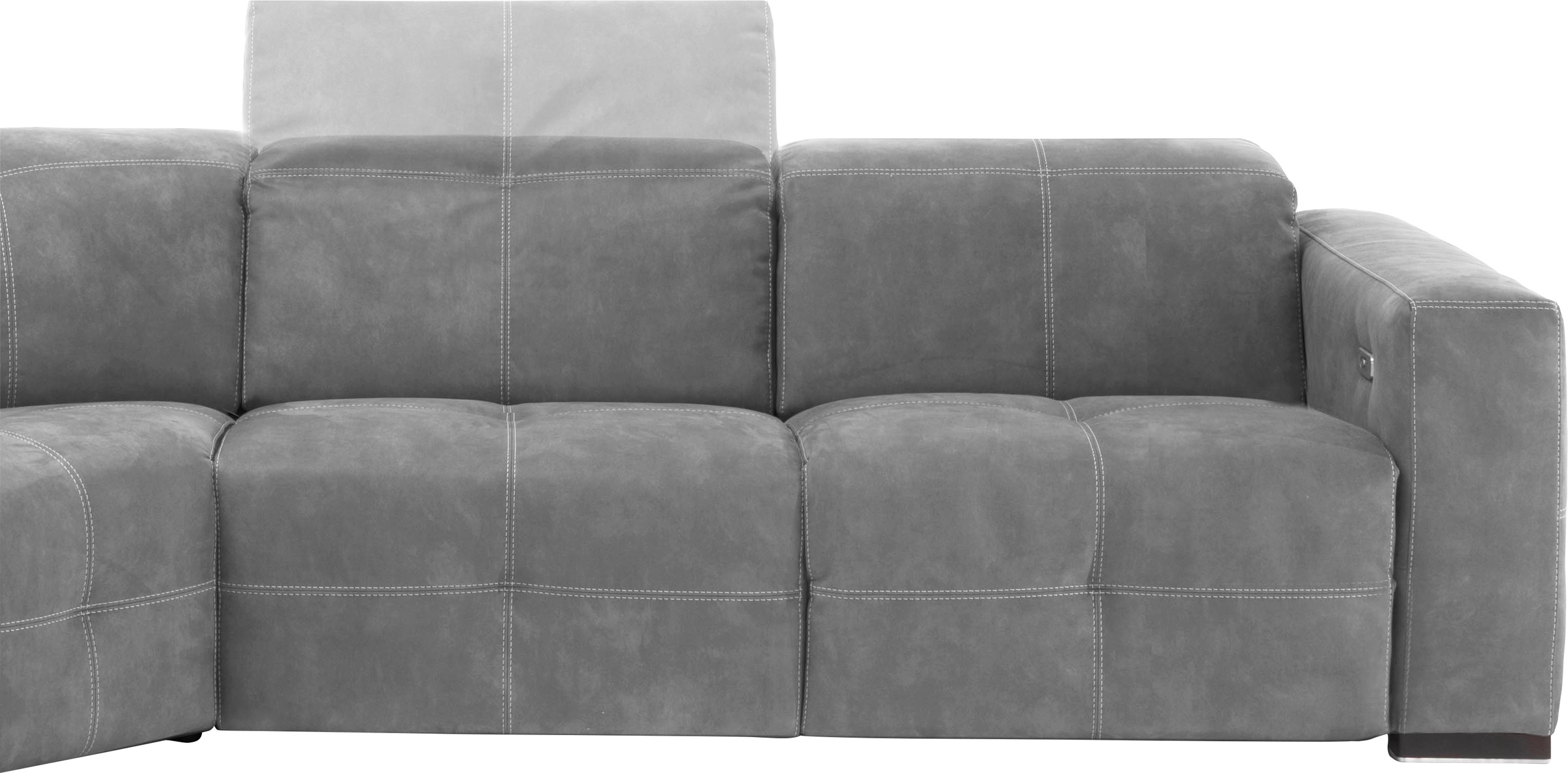 Egoitaliano Ecksofa »Sauvanne, Designsofa der Extraklasse, elegant und bequem« wahlweise mit elektrischer Relaxfunktion, Kopfteilverstellung