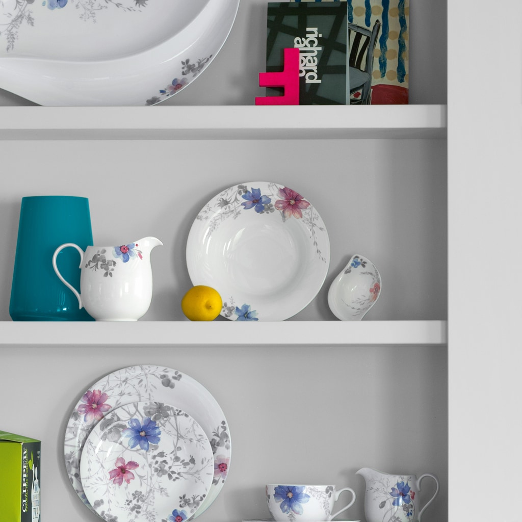 Villeroy & Boch Frühstücksteller »Frühstücksteller Mariefleur Gris Basic ø 21,5 cm bunt«