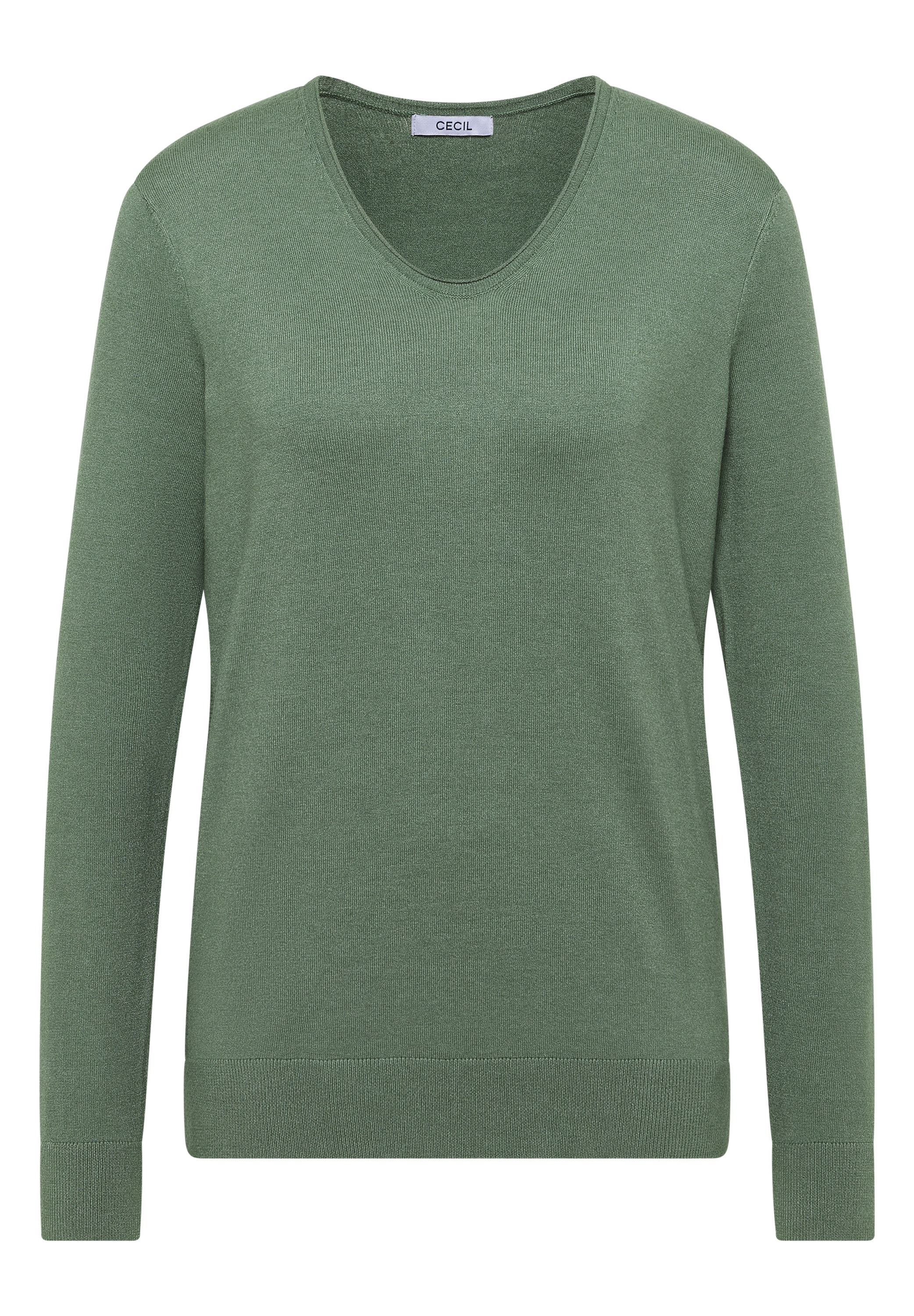 Cecil Strickpullover, mit Materialmix
