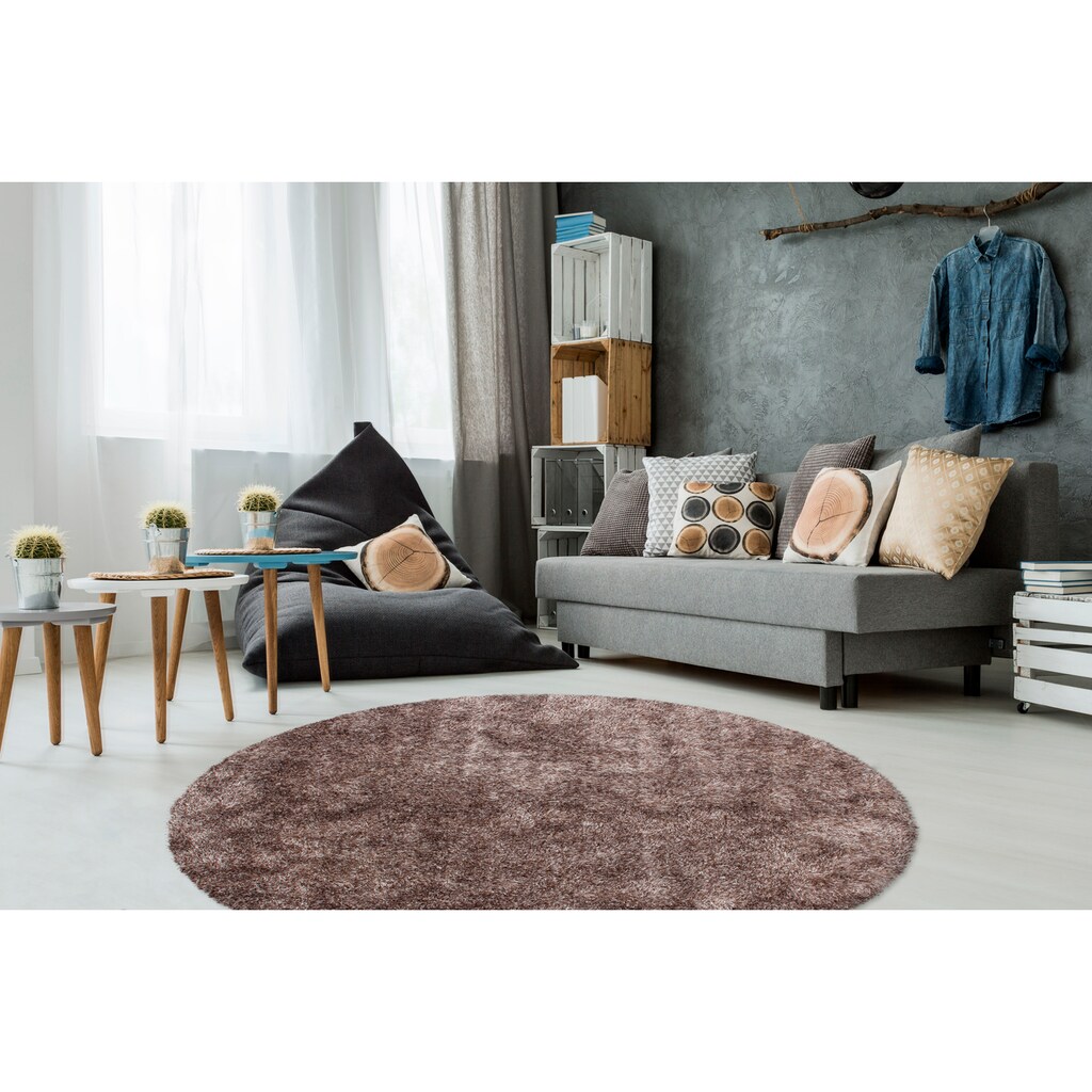 Kayoom Hochflor-Teppich »Diamond 700«, rund