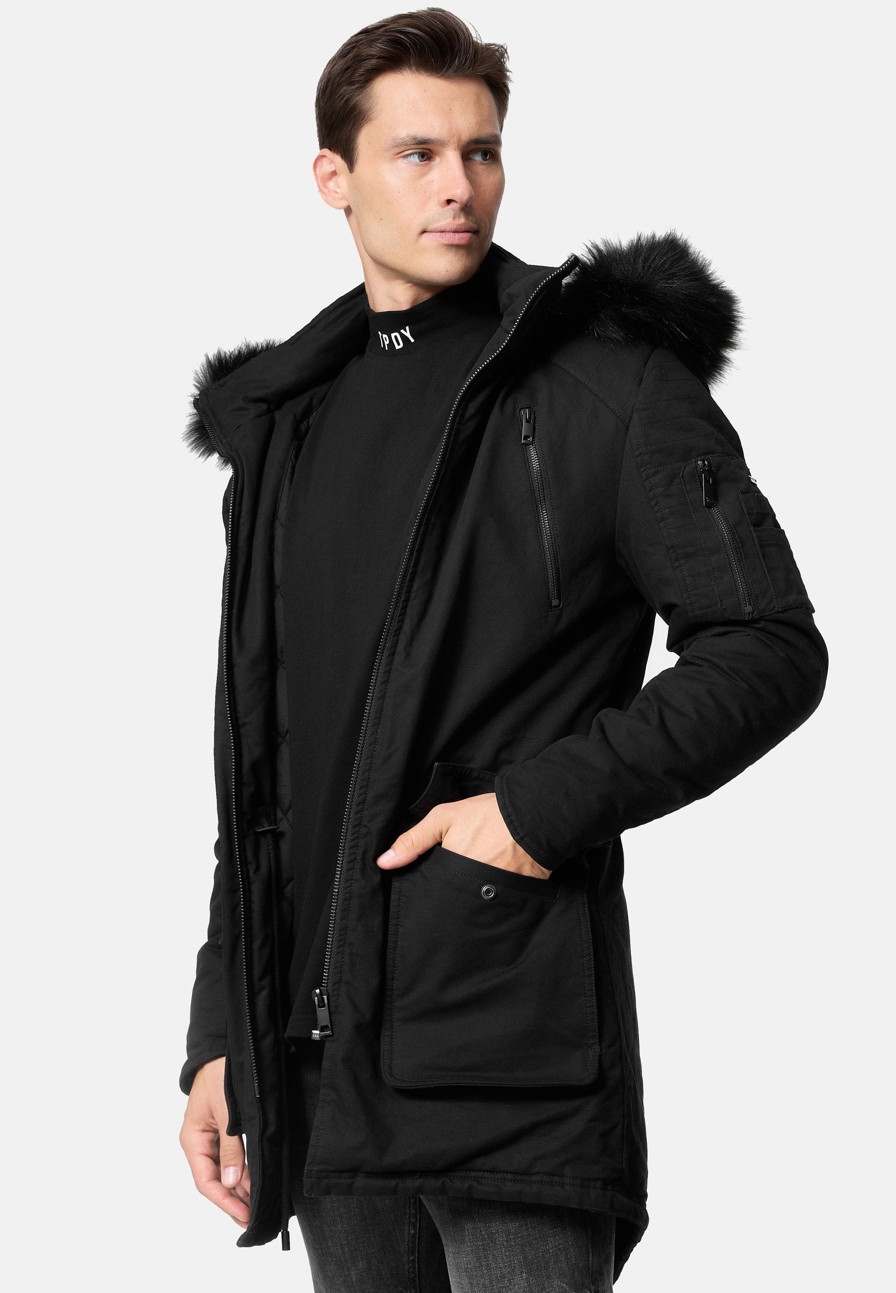 trueprodigy Parka »Harvey mit abnehmbarer Kapuze« mit Kapuze