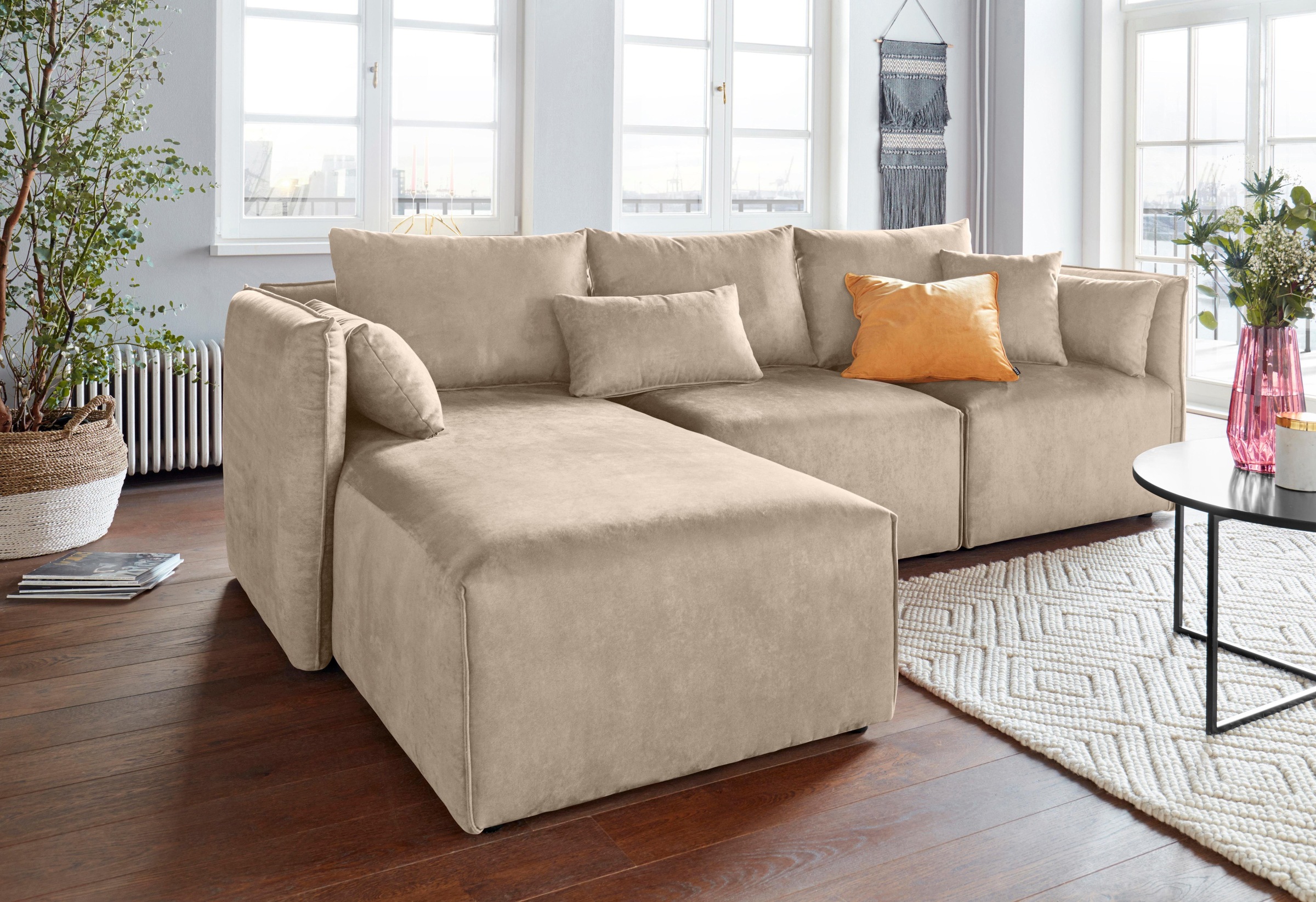 OTTO home Ecksofa "Nöre L-Form" 3 Teile, in vielen Bezugsqualitäten und Far günstig online kaufen