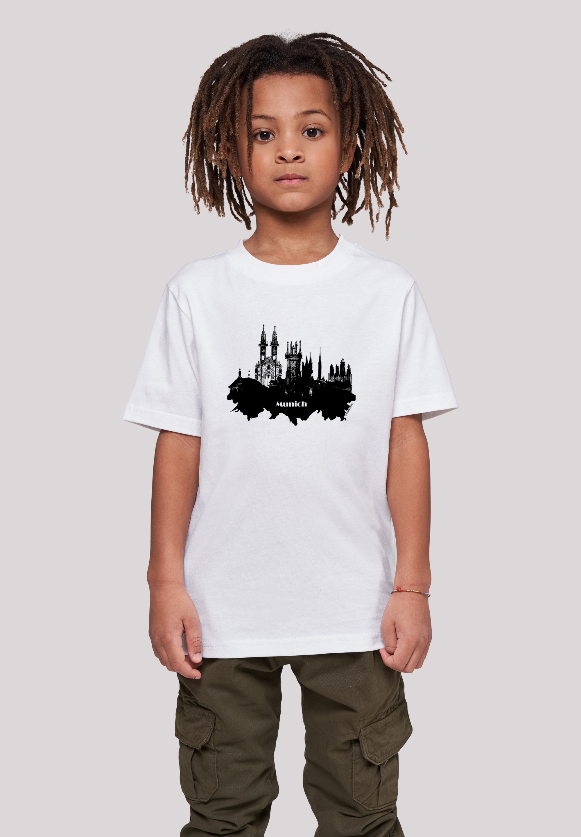 | »Cities Print BAUR Munich T-Shirt Collection kaufen - F4NT4STIC skyline«,