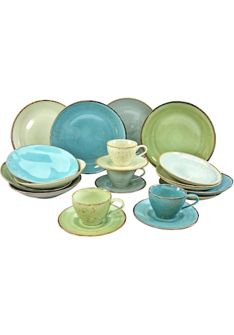 Kombiservice »Geschirr-Set NATURE COLLECTION«, (Set, 20 tlg., Kaffeeservice und...