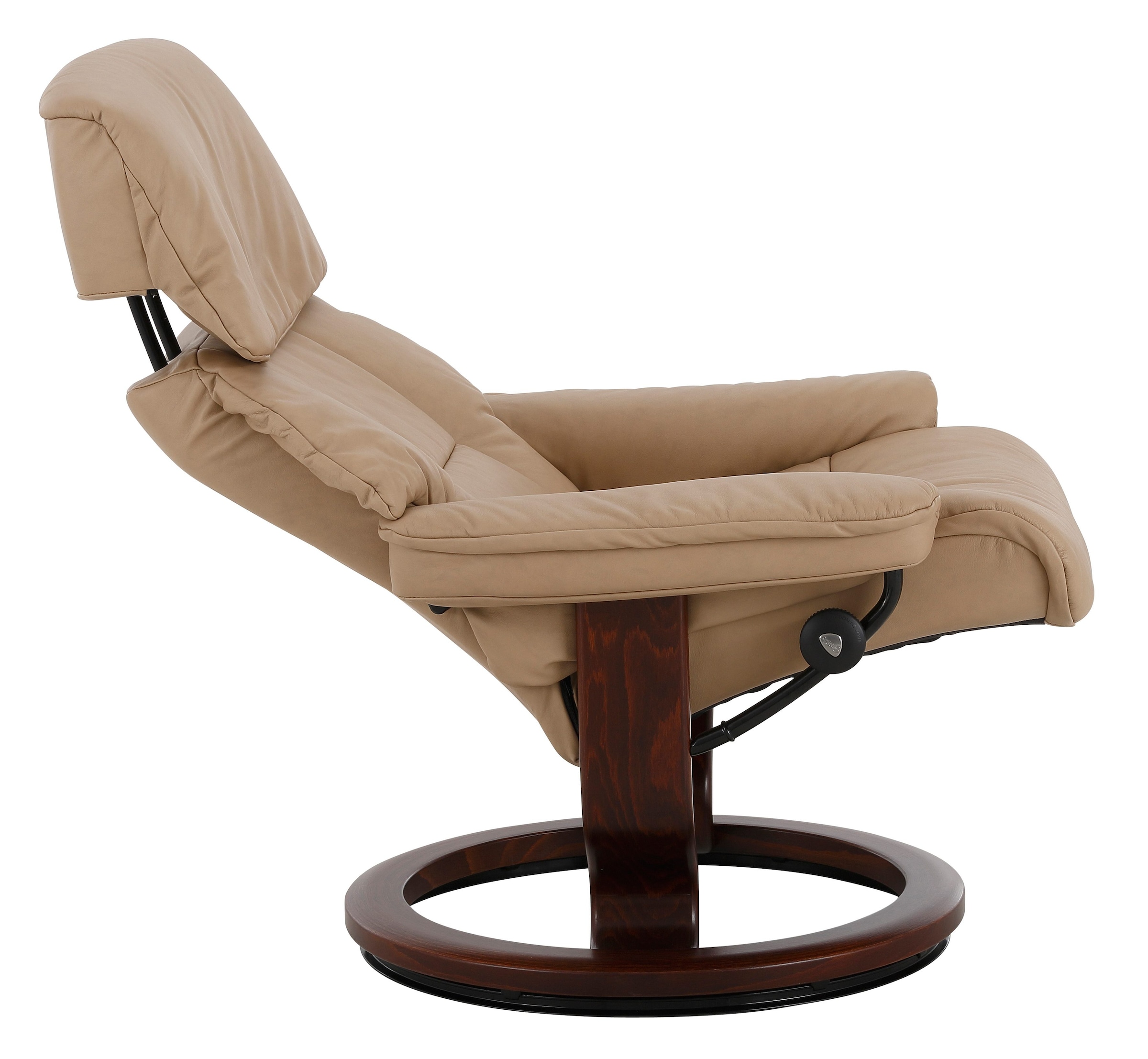 Stressless® Relaxsessel »Ruby«, (Set), mit Classic Base, Größe L, Gestell Eiche, Wenge, Braun & Schwarz