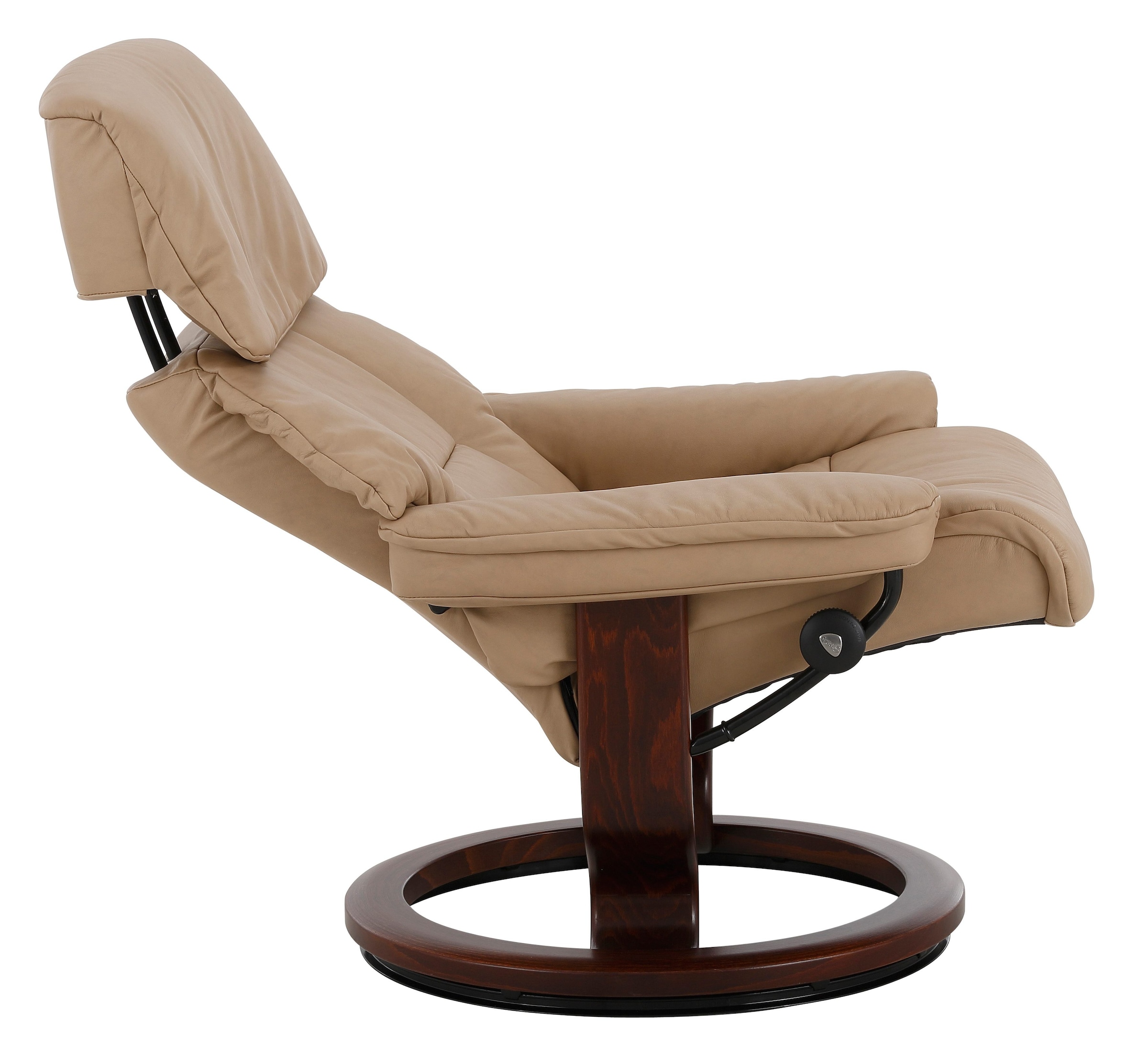 M, Stressless® Gestell Wenge, mit Eiche, Größe »Ruby«, Base, & Braun Classic (Set), | Schwarz Relaxsessel BAUR