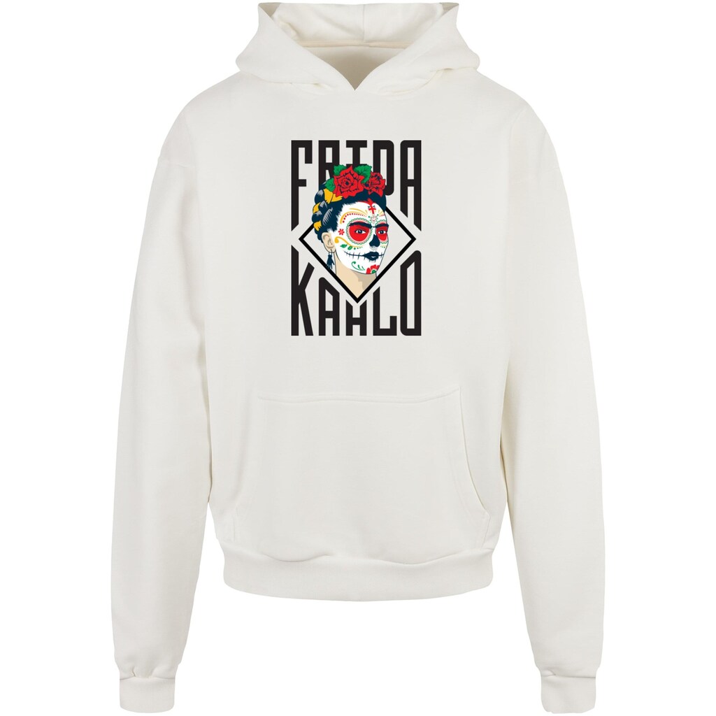 Merchcode Kapuzensweatshirt »Merchcode Herren Frida Kahlo - Lettering Ultra Heavy Hoody«, (1 tlg.)