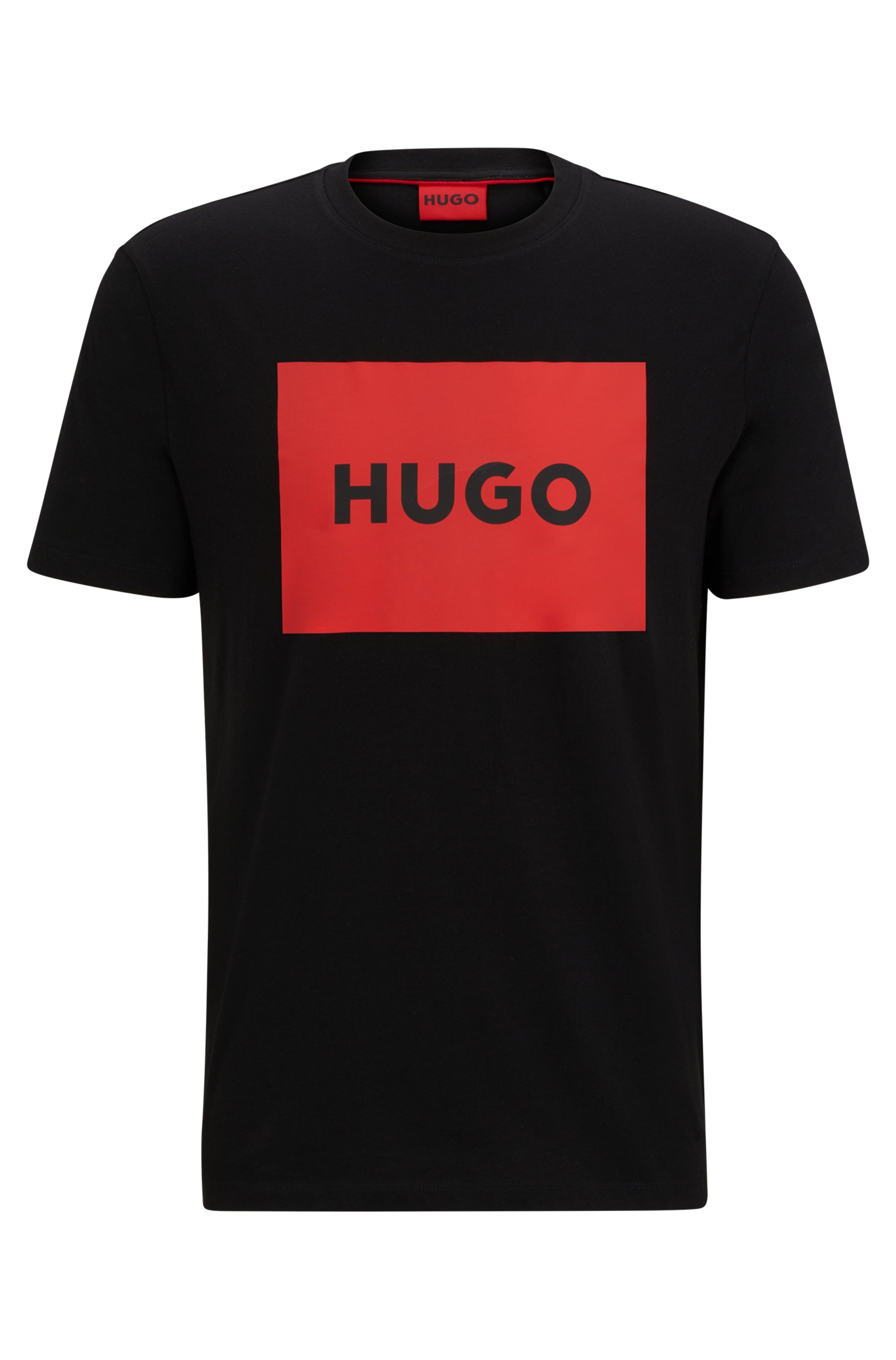 HUGO T-Shirt »Dulive« Rundhalsausschnitt, Regular Fit, Basic Must Have, HUGO Logo Gummidruck