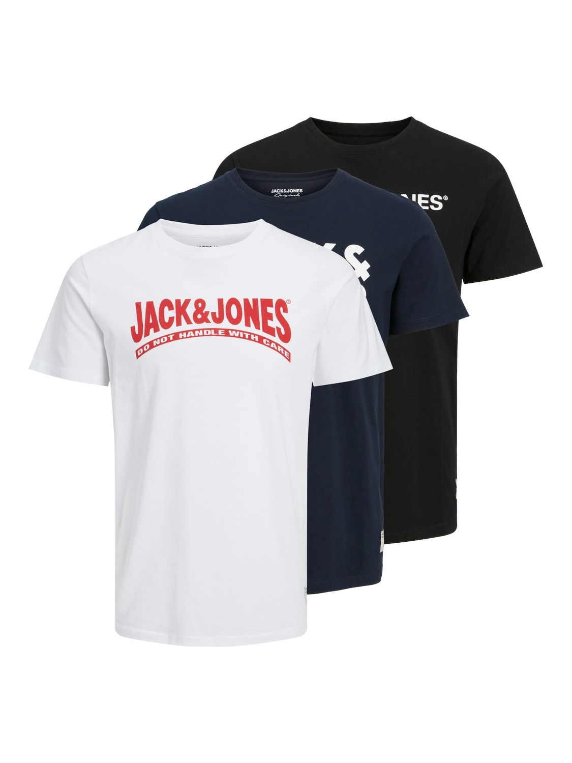 Jack & Jones Kurzarmshirt "JOR30HISTORY TEE SS CREW NECK 3PK MP", 3 Stk. günstig online kaufen