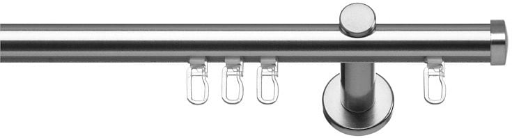 indeko und 1 Montagematerial »Consul«, inkl. Innenlauf BAUR Gardinenstange Komplett-Set läufig-läufig, | Wunschmaßlänge, Gleitern