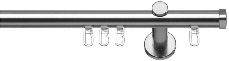 indeko Gardinenstange "Consul" Ø 16 mm 1 läufig-läufig Wunschmaßlänge Innen günstig online kaufen