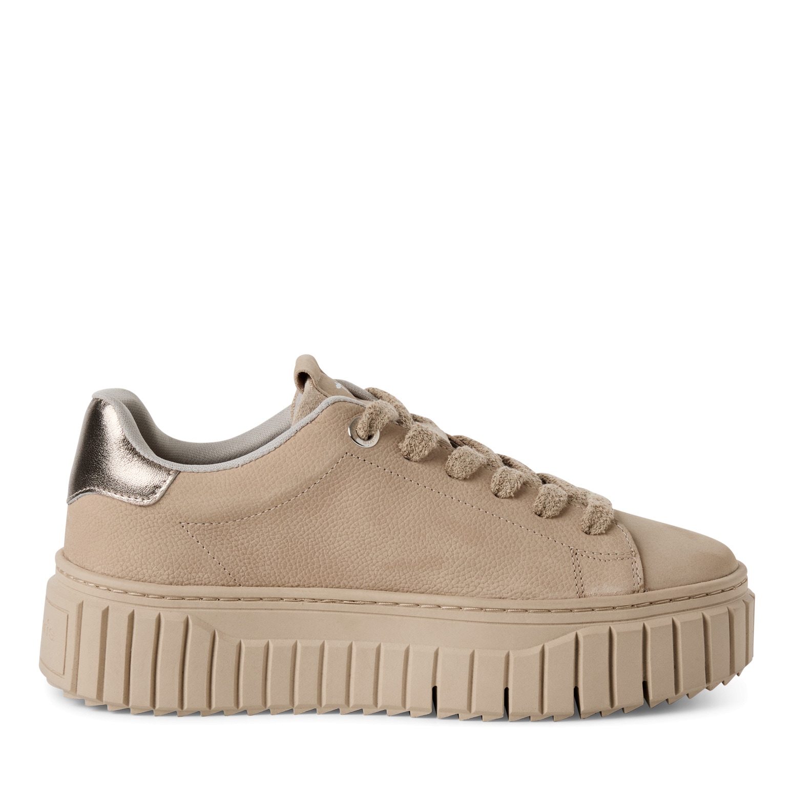 Tamaris Plateausneaker, Freizeitschuh, Halbschuh, Schnürschuh mit Kontrastbesatz