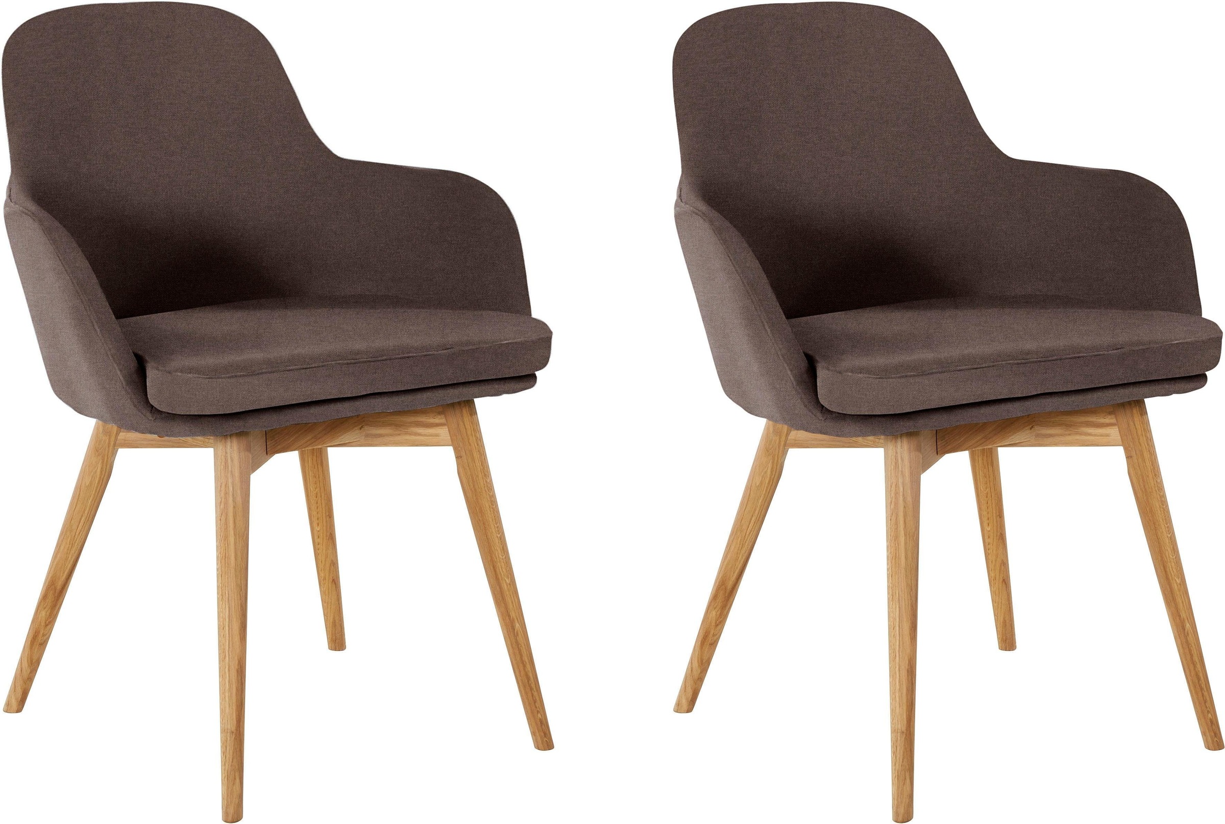 Home affaire Armlehnstuhl "Livry" (Set) 2 Stk.Polsterstuhl, Schalenstuhl günstig online kaufen