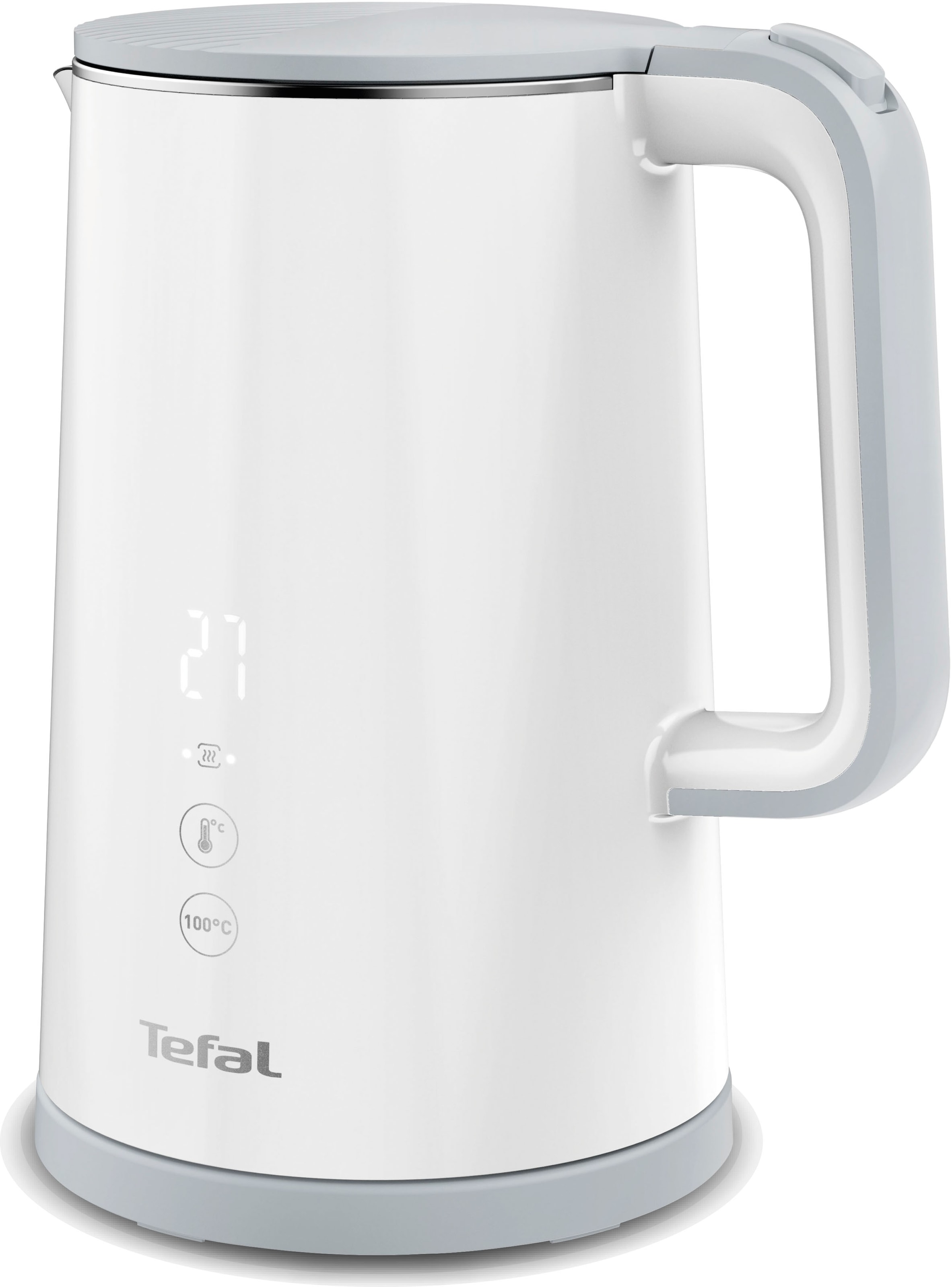 Tefal Wasserkocher "KO6931", 1,5 l, 1800 W, 5 Temperaturstufen; Warmhaltefunktion; 360 drehbar; Live-Temperatur