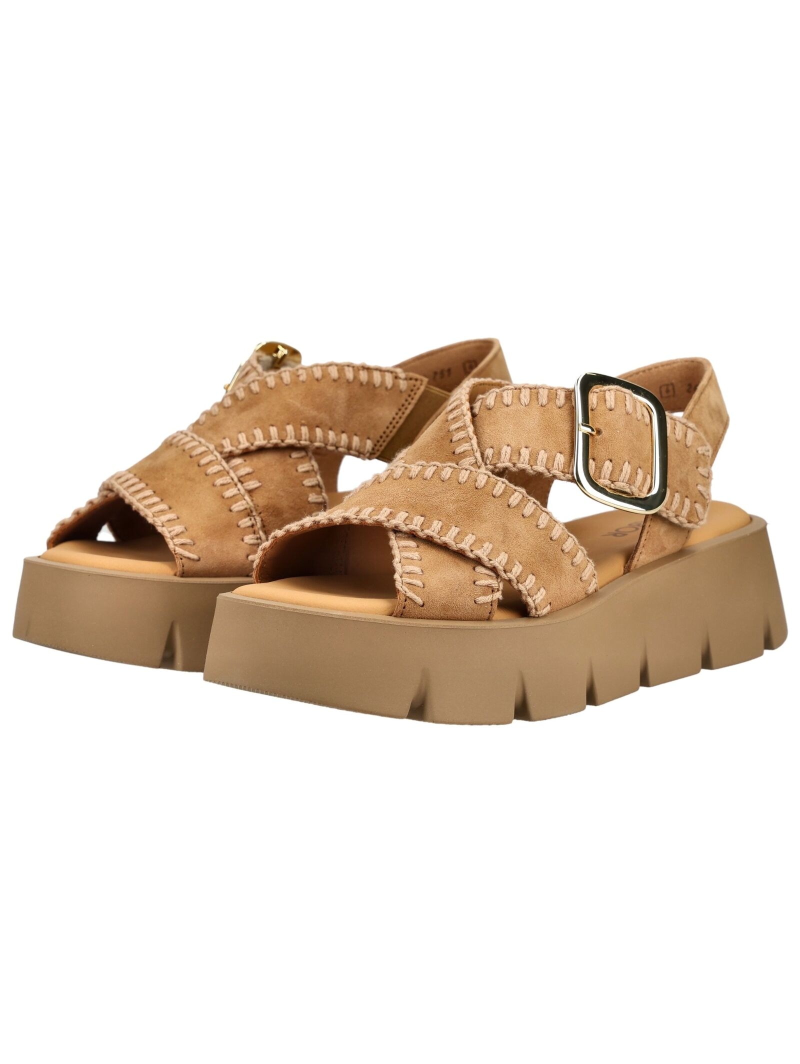 Gabor Sandals Leather Brown 38.5 3