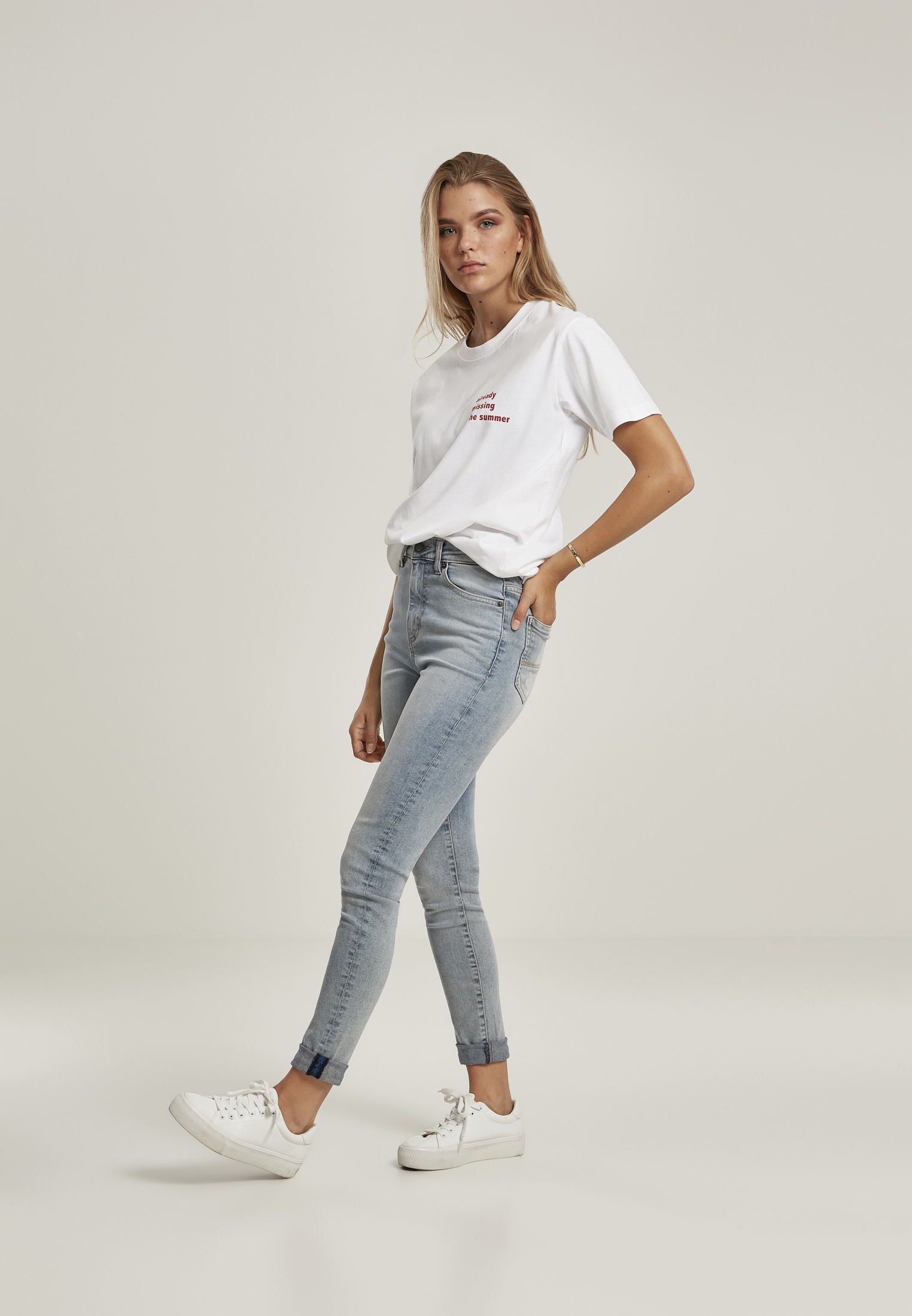 MisterTee Kurzarmshirt »Damen Ladies BAUR (1 tlg.) online Tee«, Missing Summer kaufen 