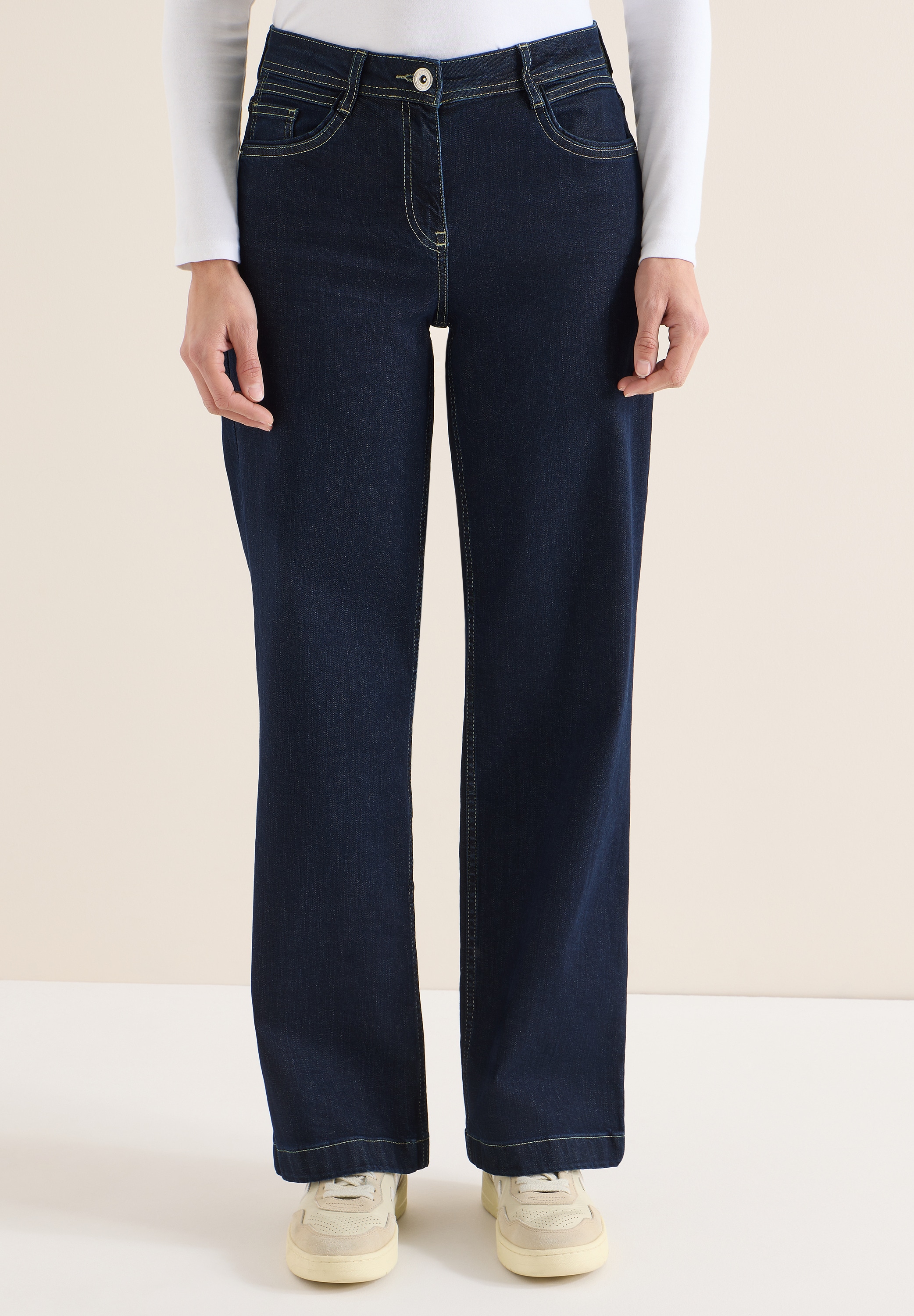 Cecil Loose-fit-Jeans High Waist