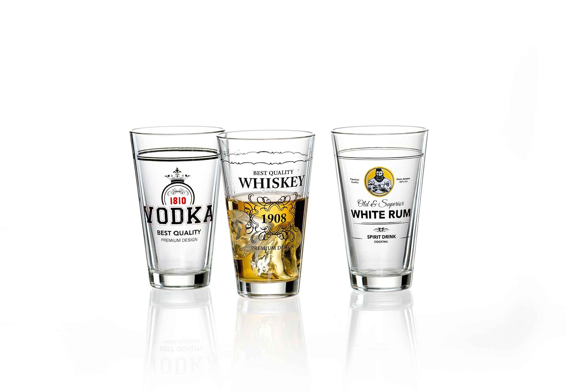 Thumbnail - Ritzenhoff & Breker Longdrinkglas "Whisky Becher SPIRITS 330 ml 6er Set transparent"