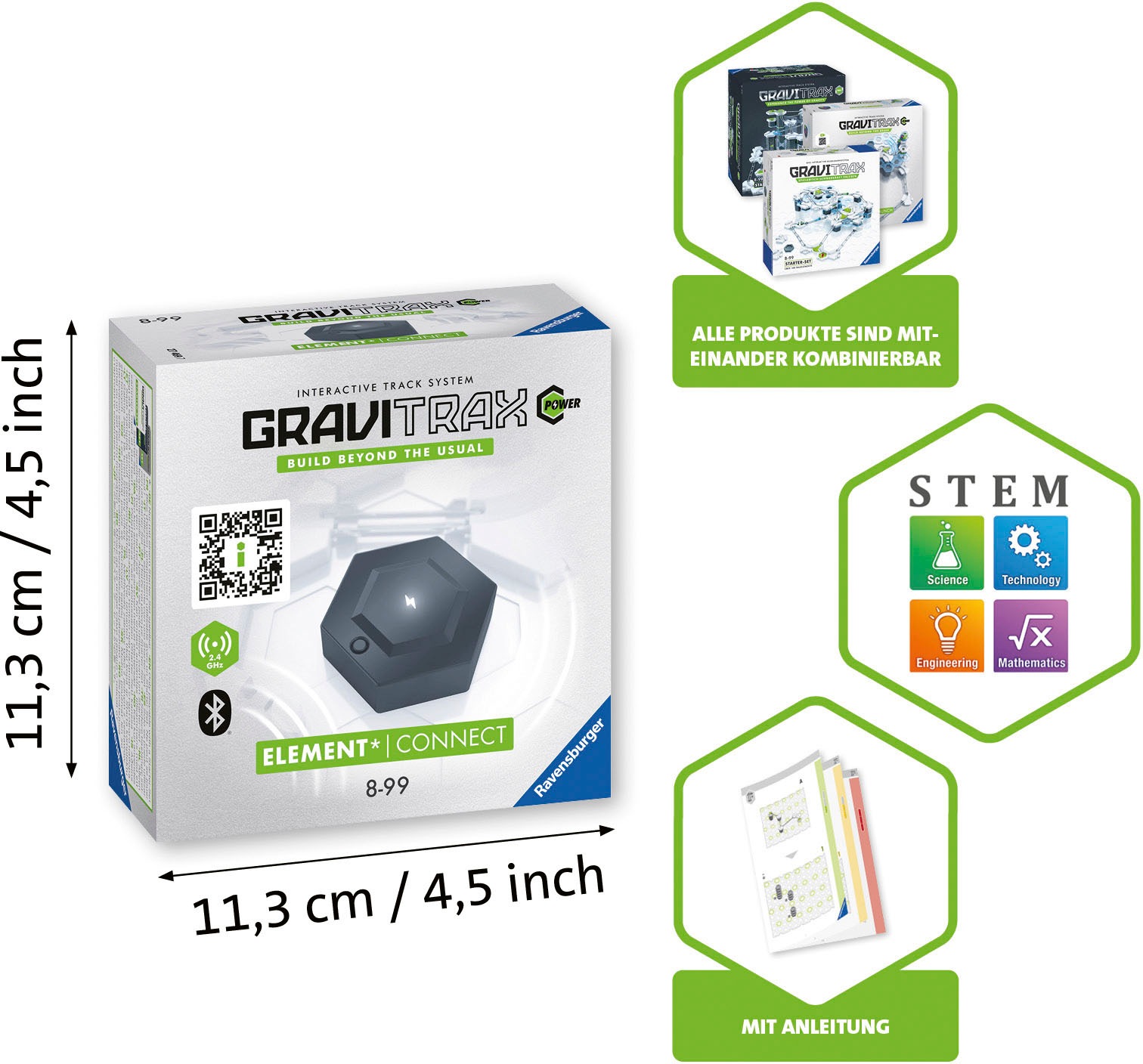 Ravensburger Kugelbahn-Bausatz »GraviTrax POWER Element Connect«