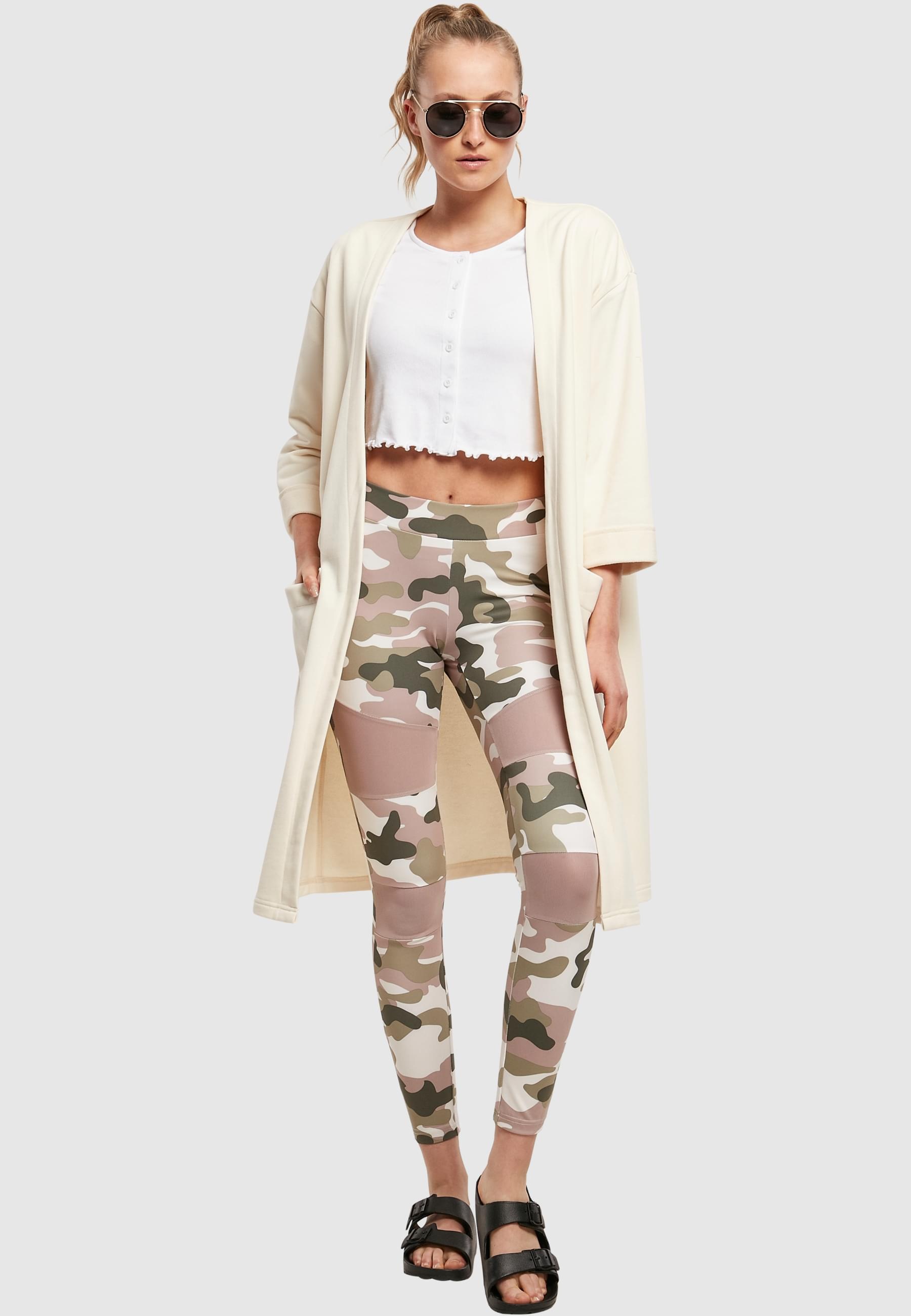 URBAN CLASSICS Sweatjacke »Urban Classics Damen Ladies Oversized Terry Cardigan«