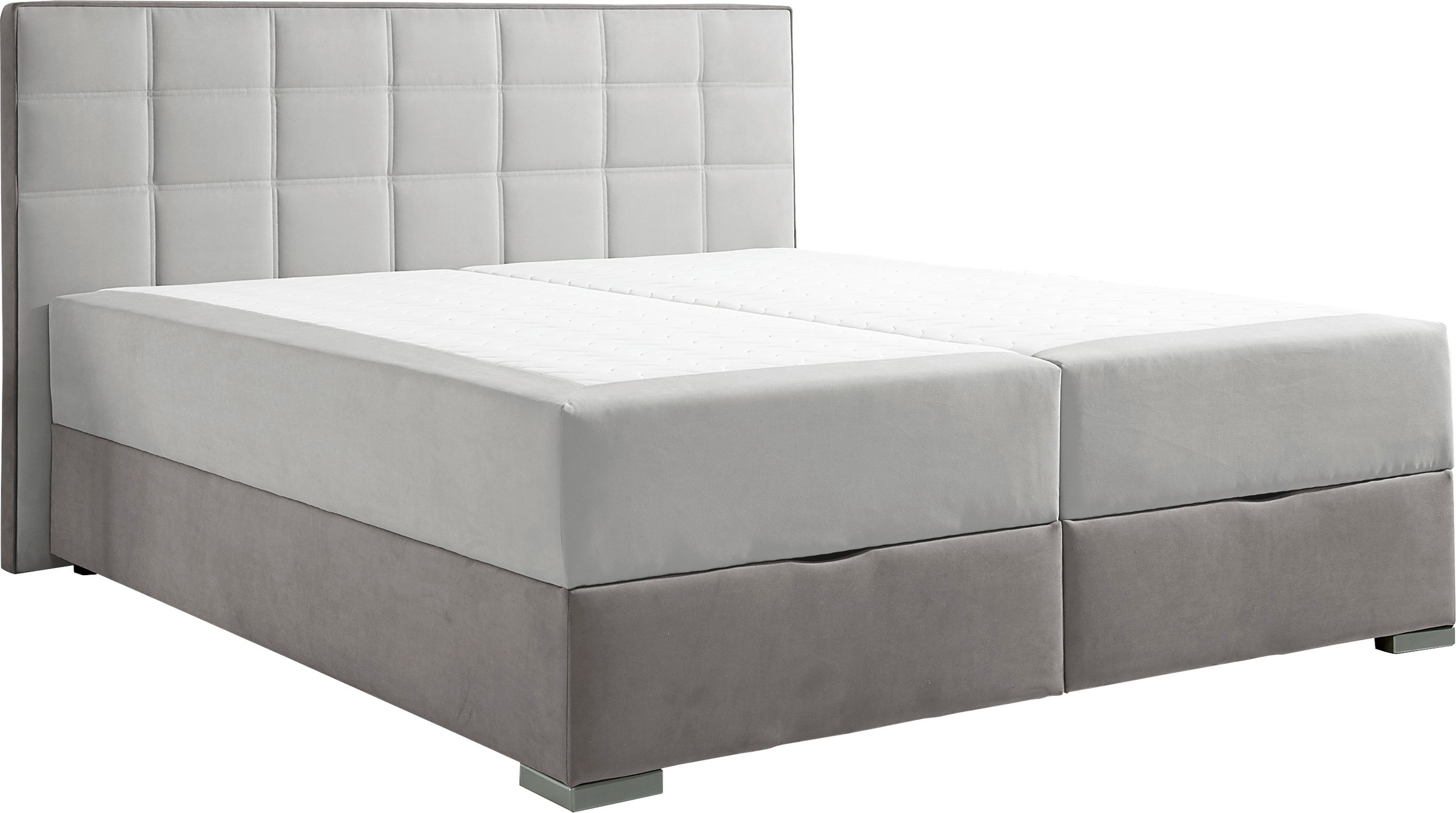 Thumbnail - Maintal Boxspringbett mit Bettkasten und Topper