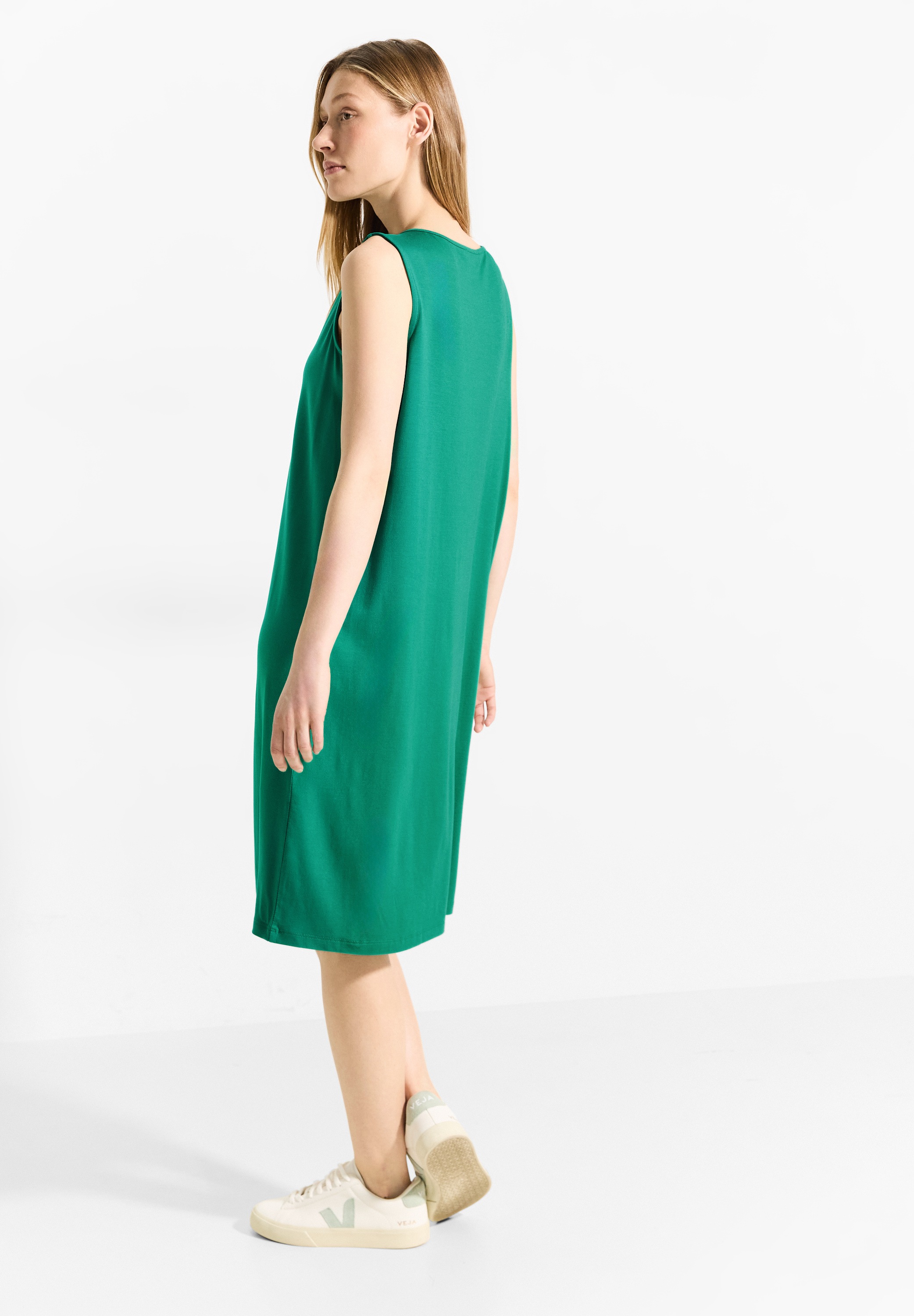 Cecil Jerseykleid Ohne Taschen knielang günstig online kaufen