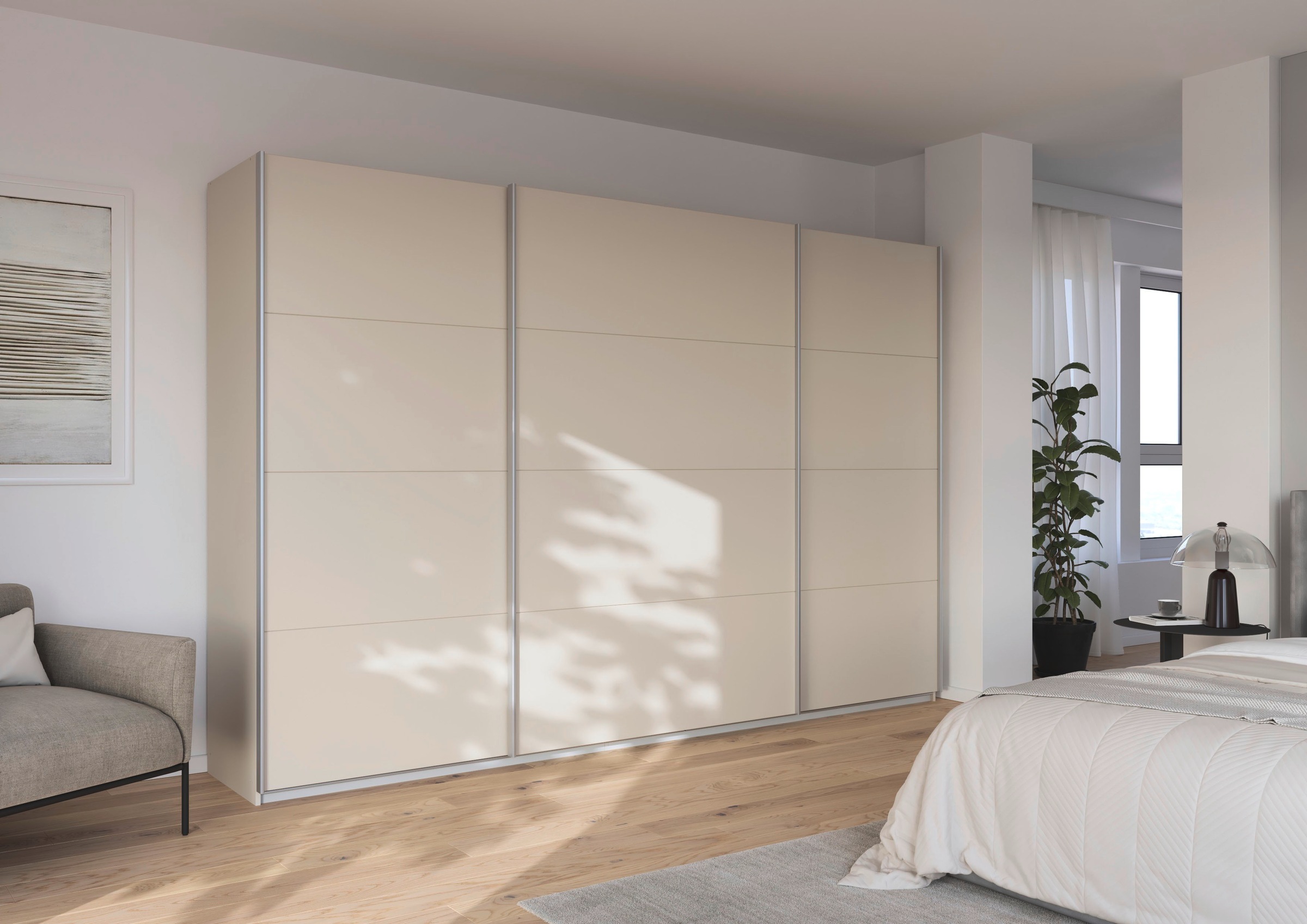 rauch Schwebetürenschrank "Kleiderschrank Schrank Garderobe AGORDO mit Deko günstig online kaufen