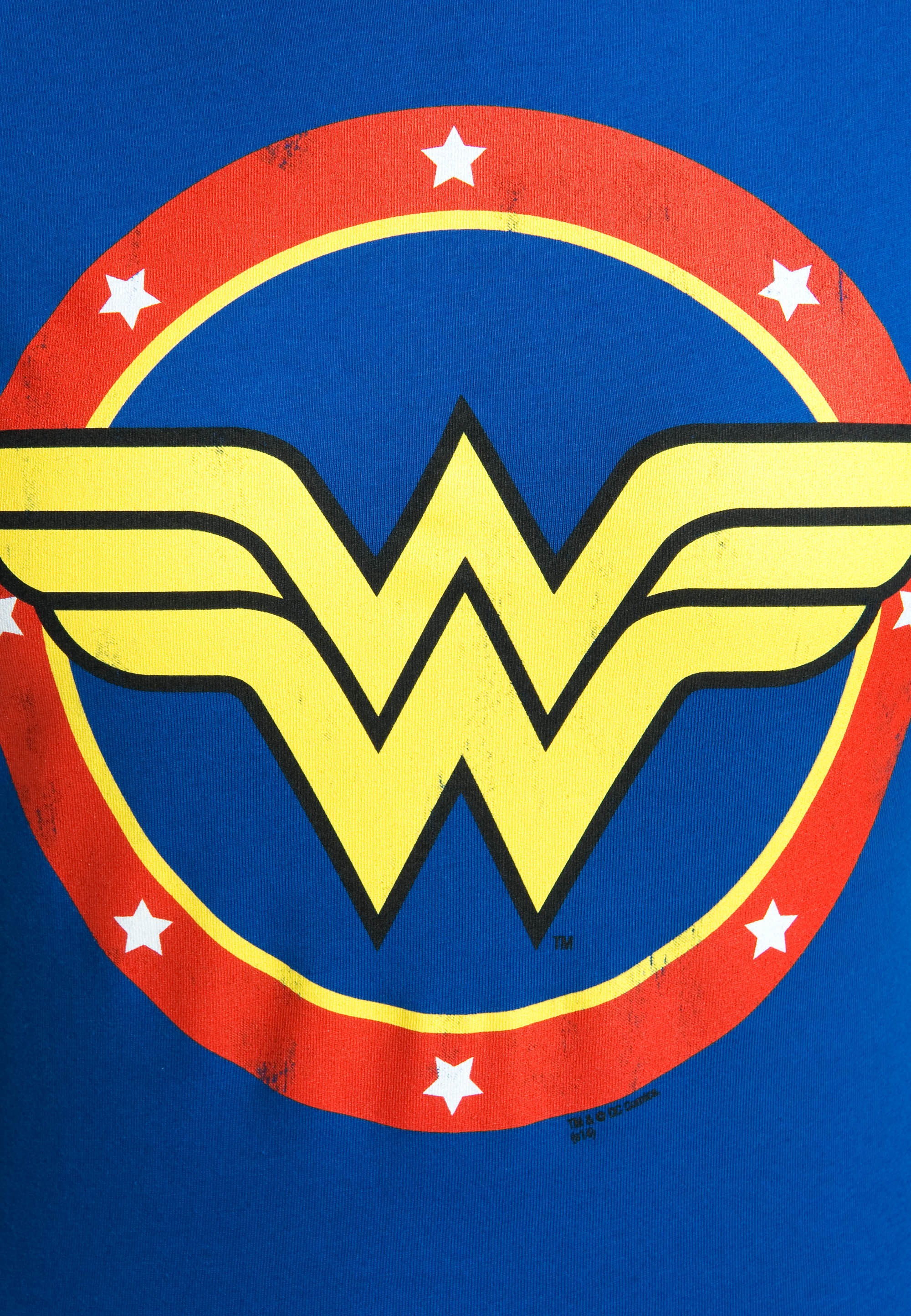 LOGOSHIRT T-Shirt »Wonder Woman Circle Logo«, mit lizenziertem Print