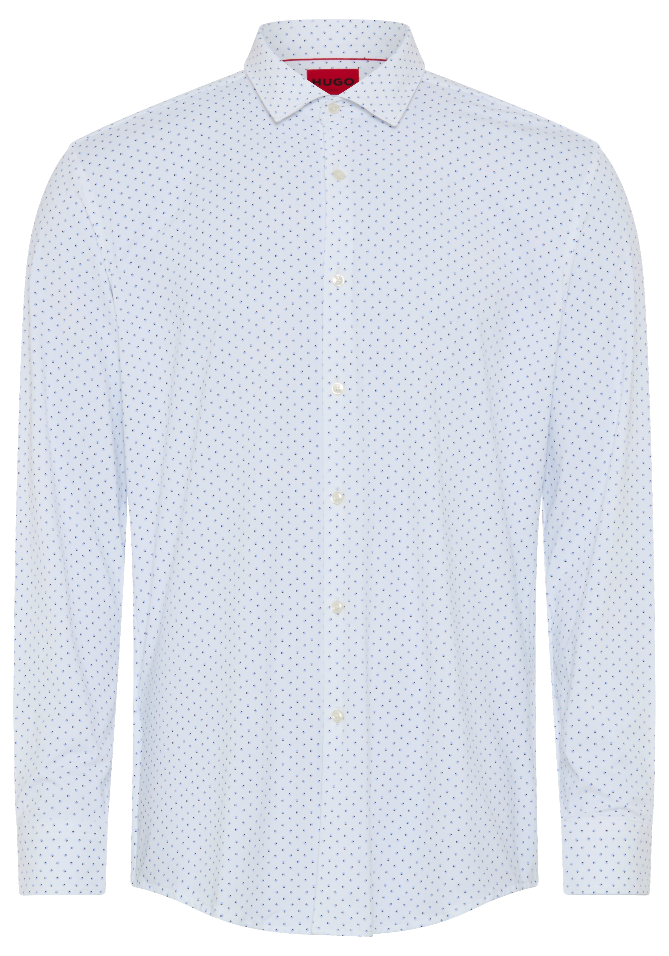 HUGO Businesshemd »Kenno« Kentkragen, Slim Fit, Baumwoll-Mix