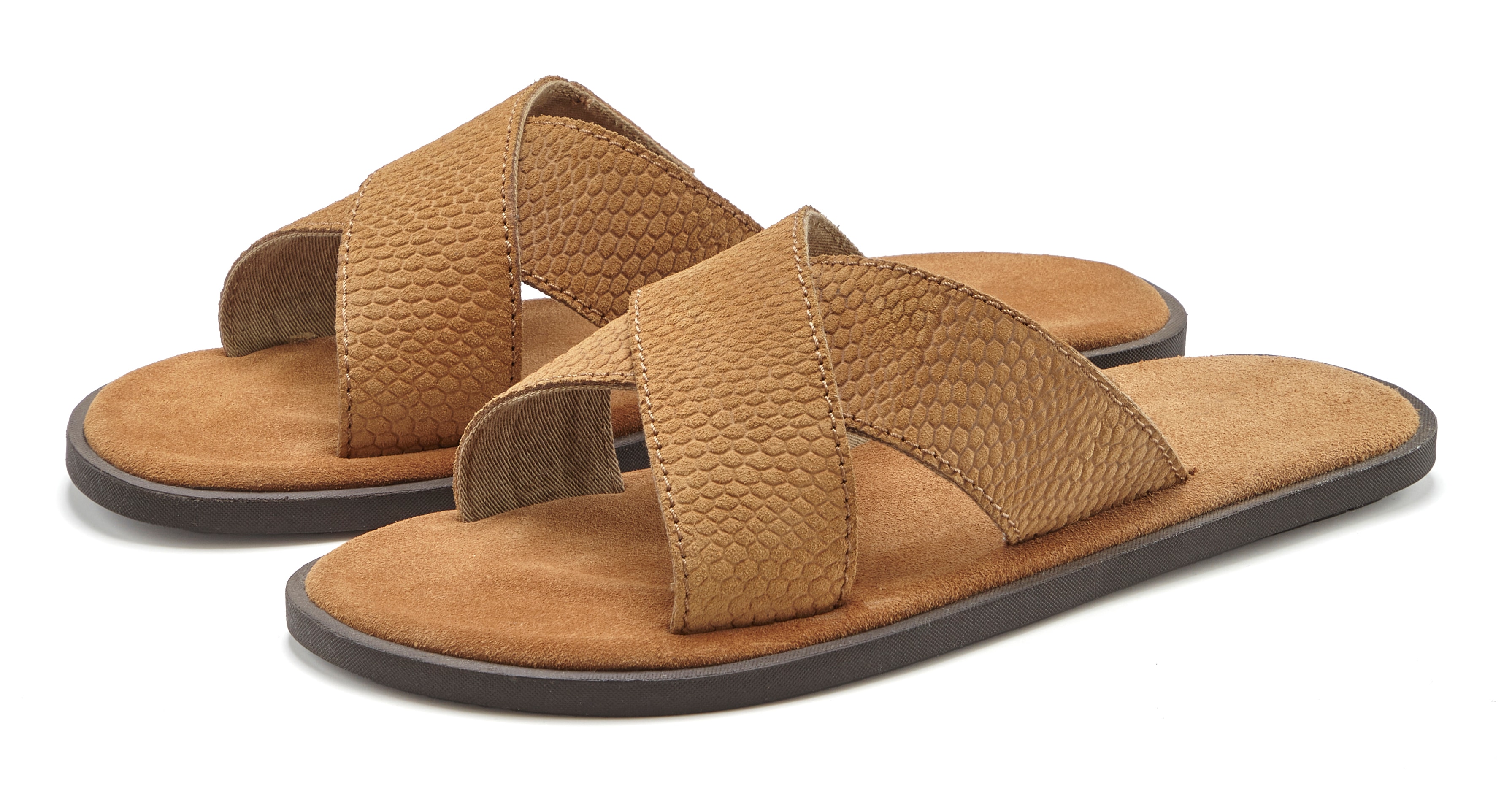 Beachtime Pantolette "Sommerschuhe, offener Schuh, Sandale" NEU aus weichem Leder mit leichter Sohle