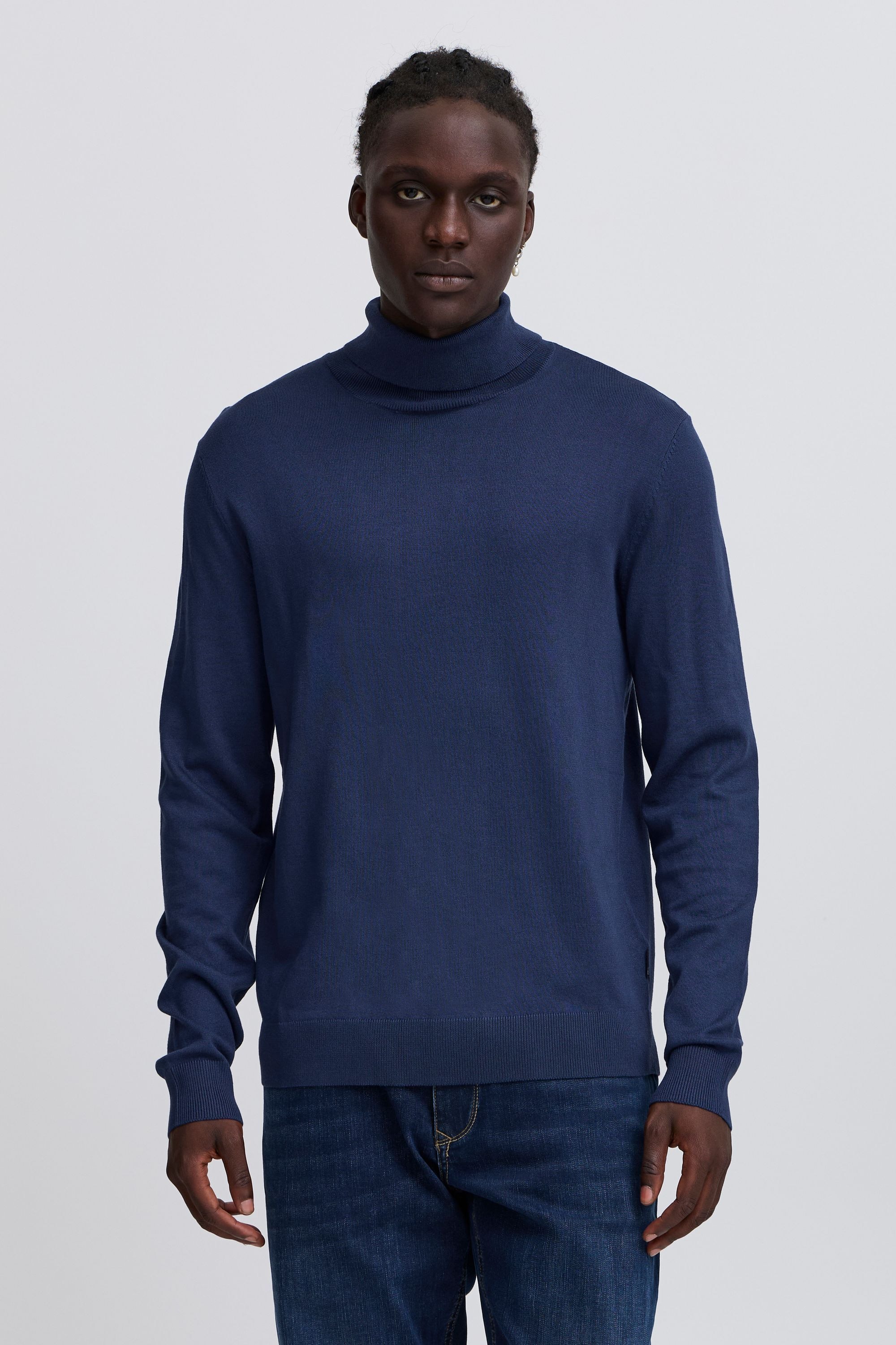 Blend Strickpullover "BHPullover" Klassisches Strickpullover mit Rollkragen günstig online kaufen