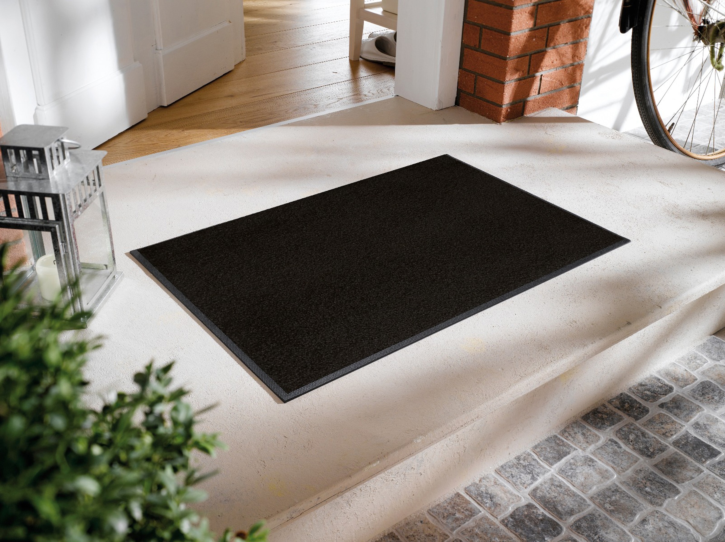 wash+dry by Kleen-Tex Fußmatte »Original Uni, Schmutzfangteppich« rechteckig 9 mm Höhe Schmutzmatte, rutschhemmend, auch als Läufer erhältlich