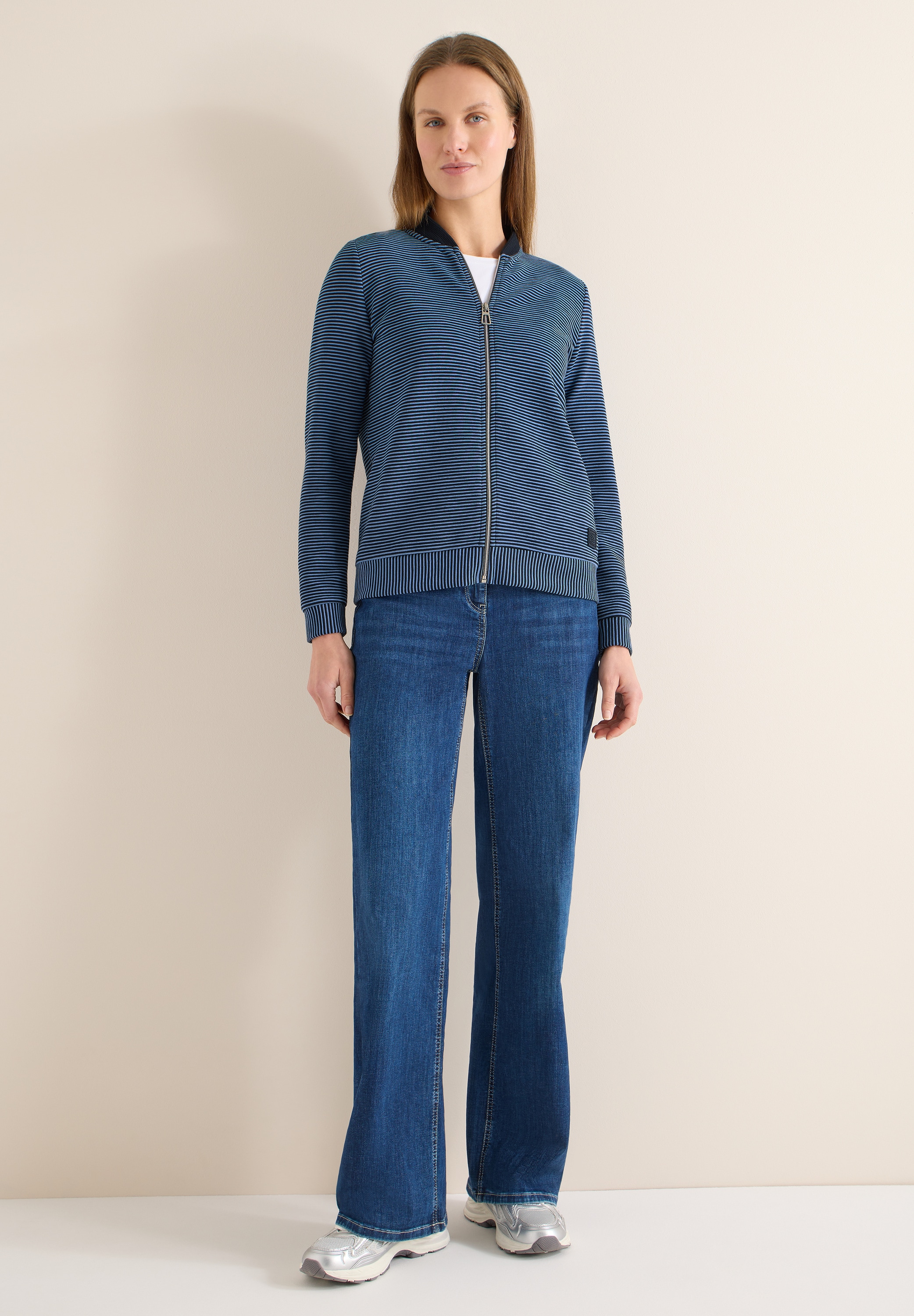 Cecil Cardigan mit Ottoman-Struktur