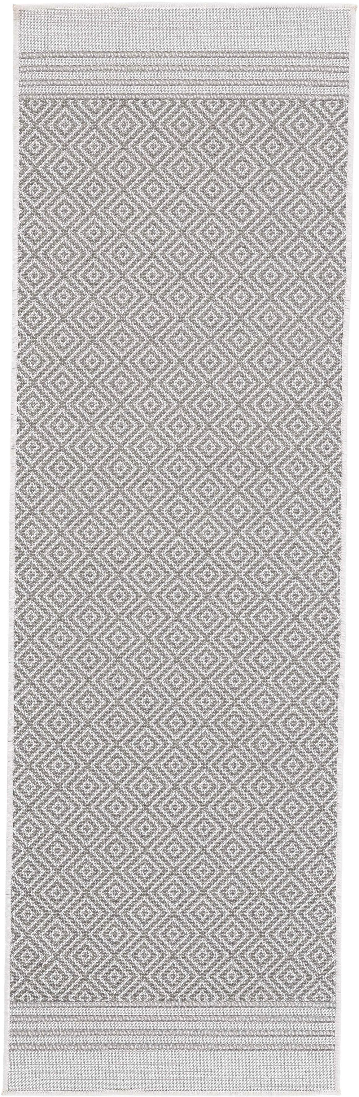 carpetfine Teppich "Boho 103, auch als Läufer erhältlich" rechteckig 4 mm Höhe robustes Flachgewebe, Sisal Optik, UV-beständig, In- und Outdoor
