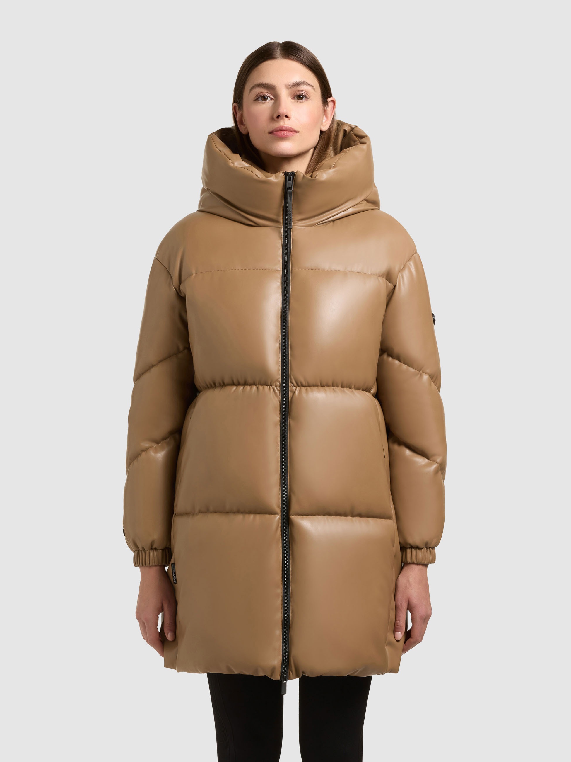 khujo Lederimitatmantel »LORSA«