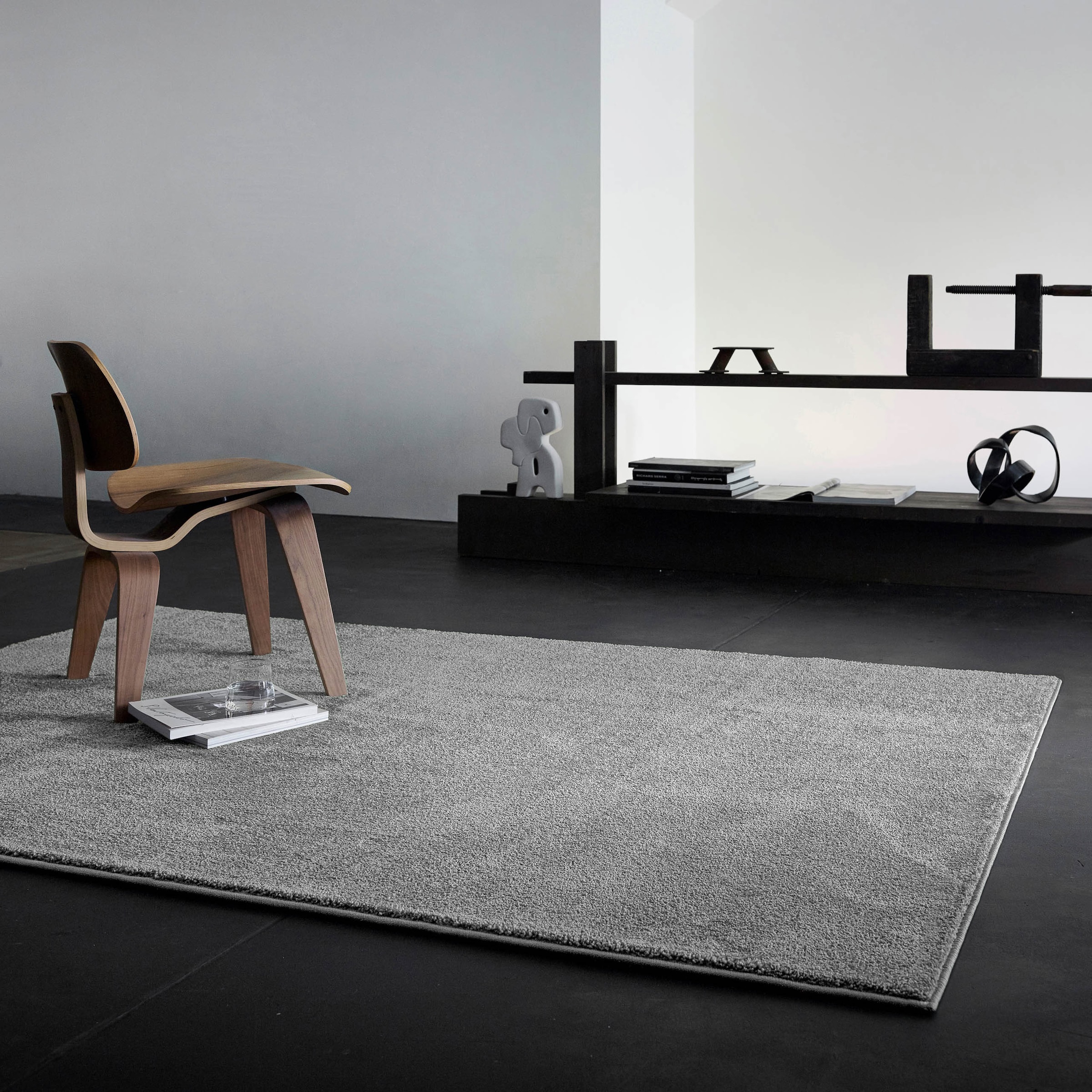 Wecon home Basics Teppich "Lotta" rechteckig 17 mm Höhe Kurzflor, Wohnzimme günstig online kaufen