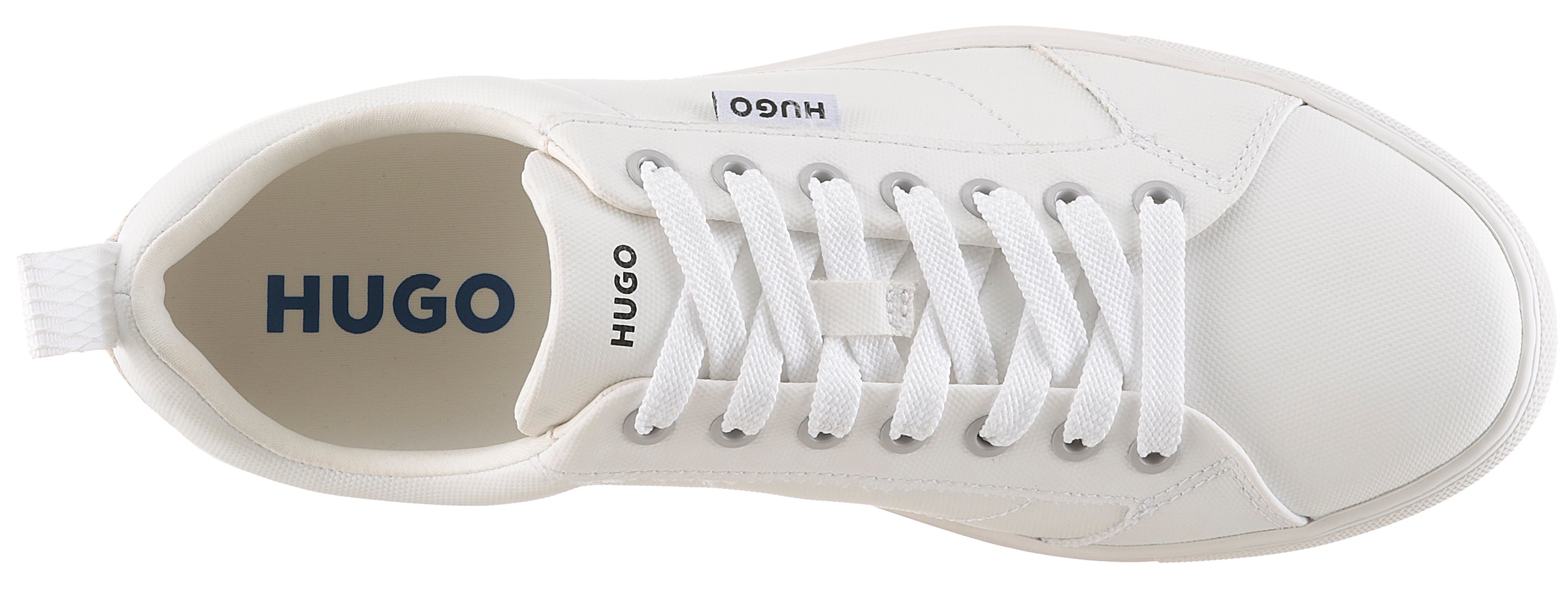 HUGO Blue Sneaker »Morrie tenn«  Schnürschuh, Halbschuh, Freizeitsneaker mit weichem Schaftrand